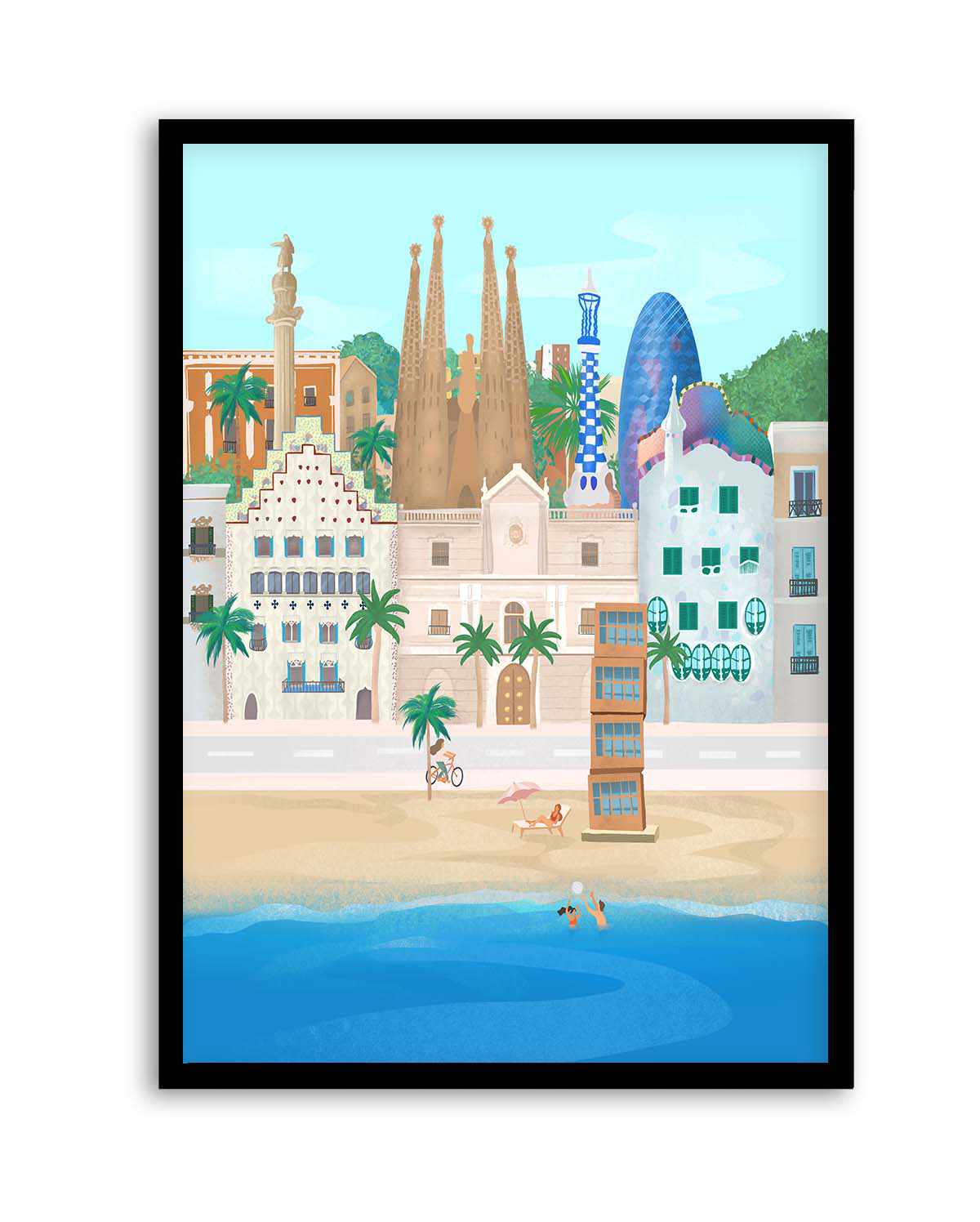 Barcelona By Petra Lizde | Art Print