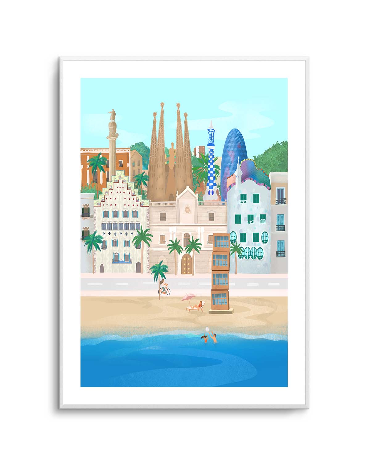 Barcelona By Petra Lizde | Art Print