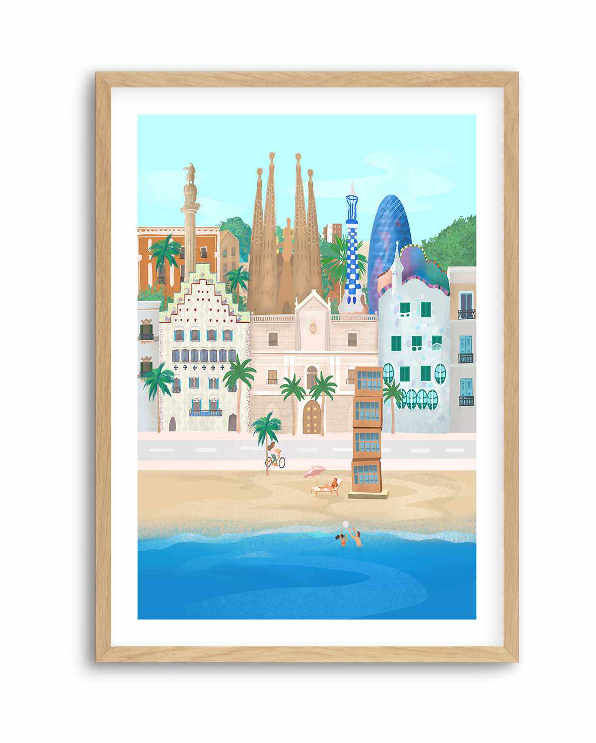 Barcelona By Petra Lizde | Art Print