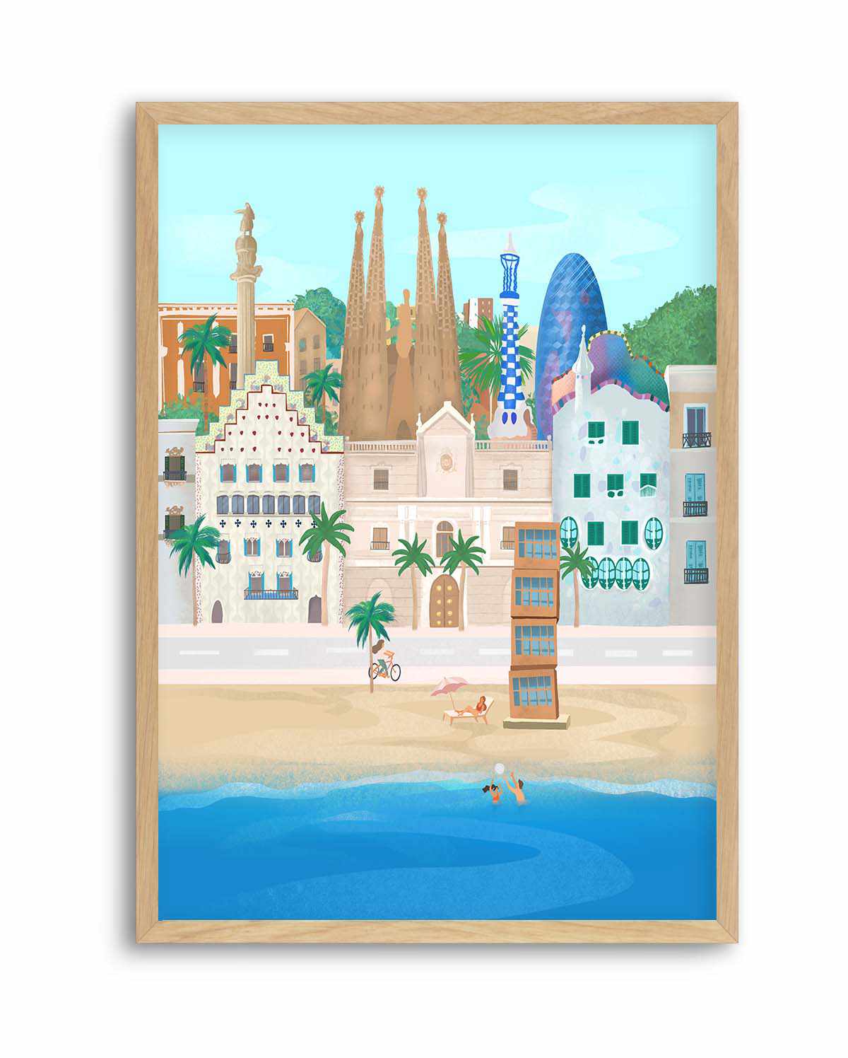 Barcelona By Petra Lizde | Art Print