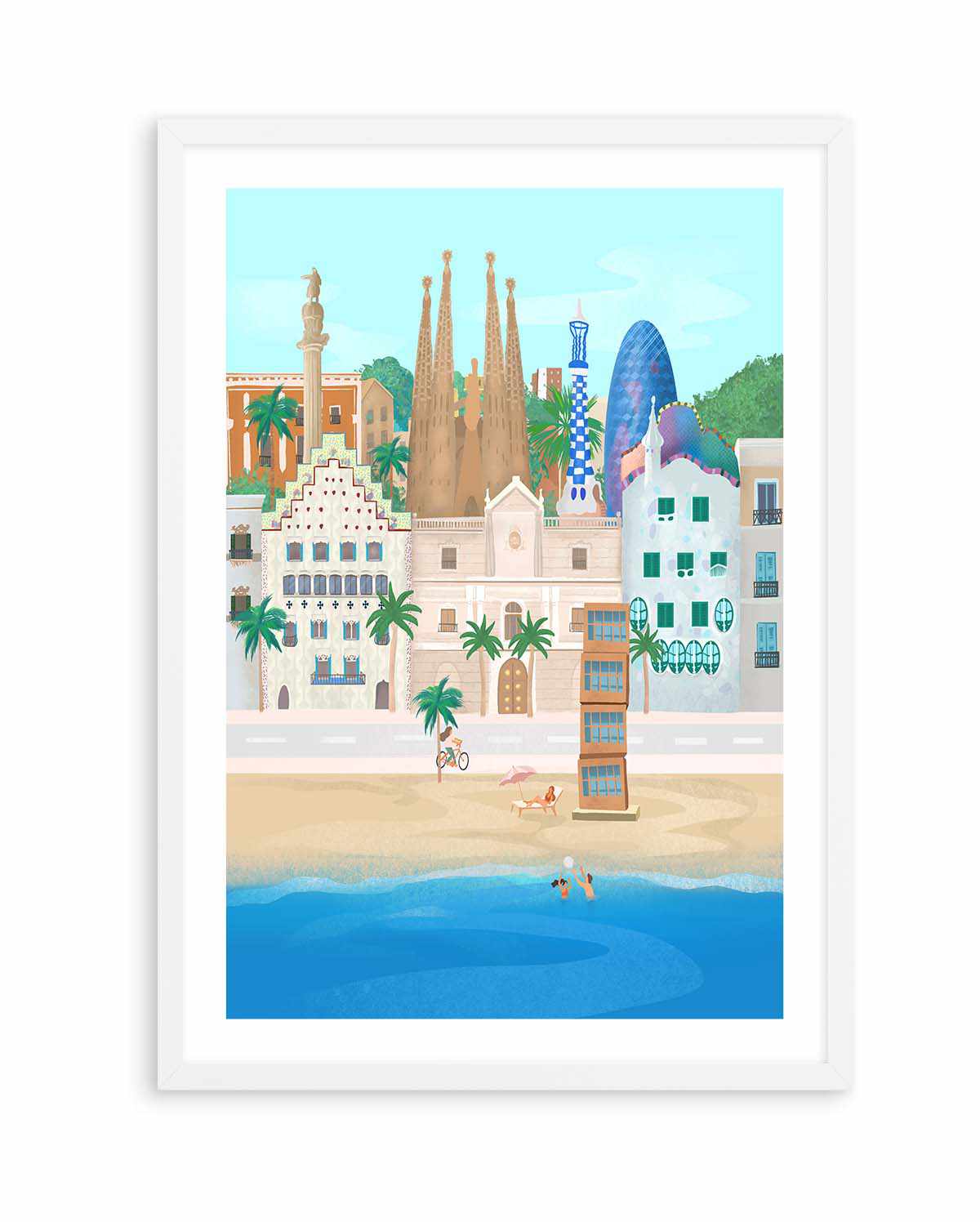 Barcelona By Petra Lizde | Art Print