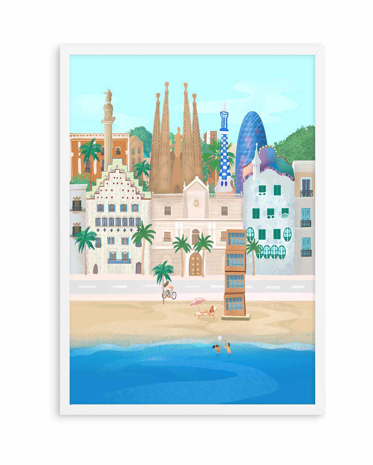 Barcelona By Petra Lizde | Art Print