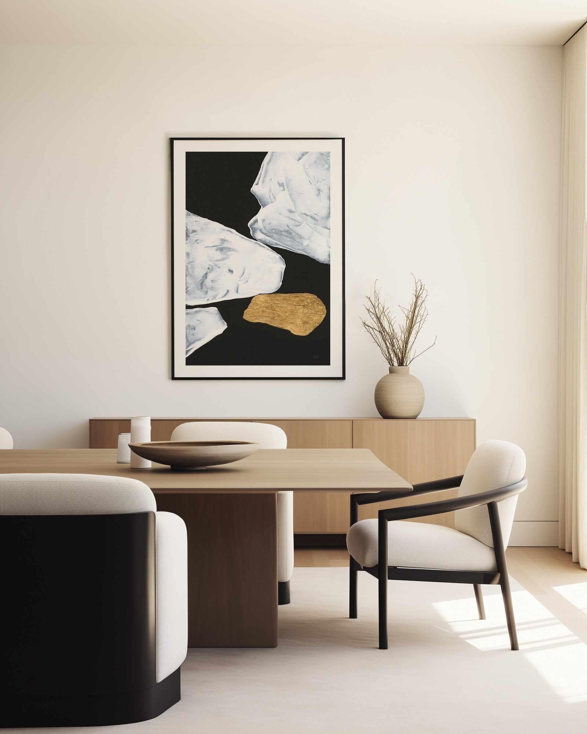Barely Touching II | Art Print from Olive et Oriel where you can shop wallpaper and artworks online