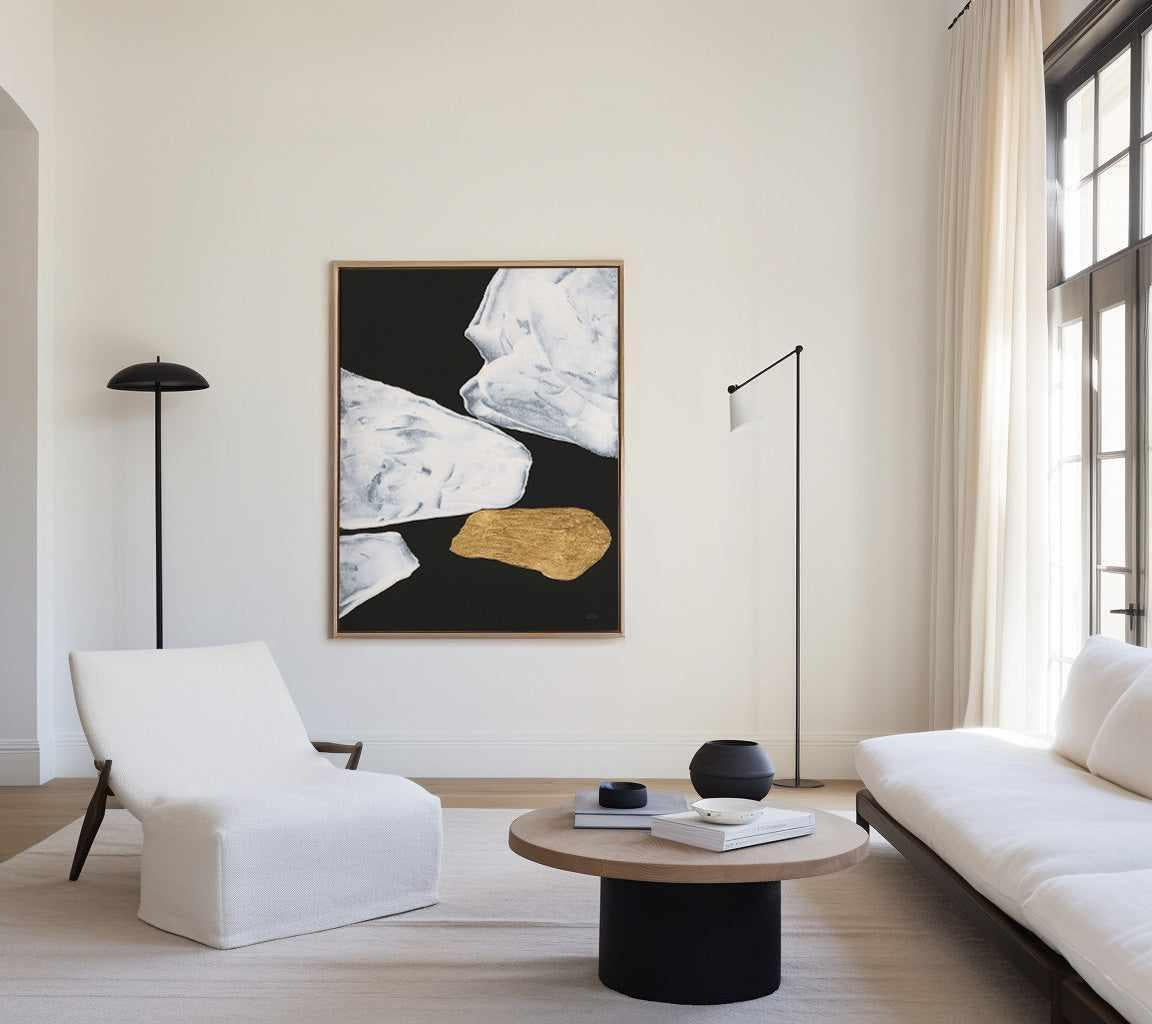 Barely Touching II | Framed Canvas Art Print from Olive et Oriel where you can shop wallpaper and artworks online