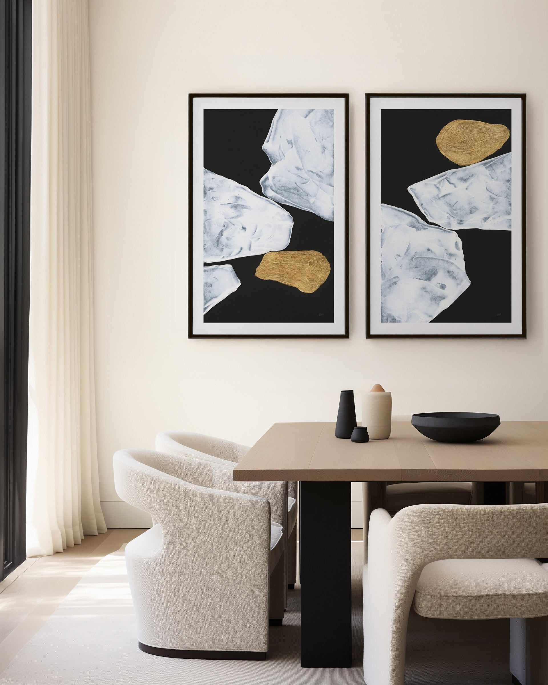 Barely Touching II | Art Print from Olive et Oriel where you can shop wallpaper and artworks online