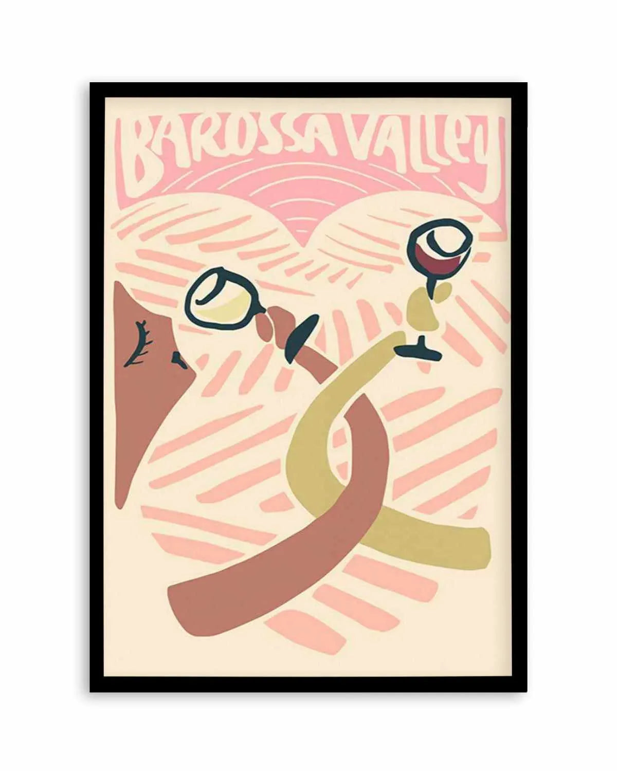 Barossa Valley Love Art Print from Olive et Oriel where you can shop wallpaper and artworks online