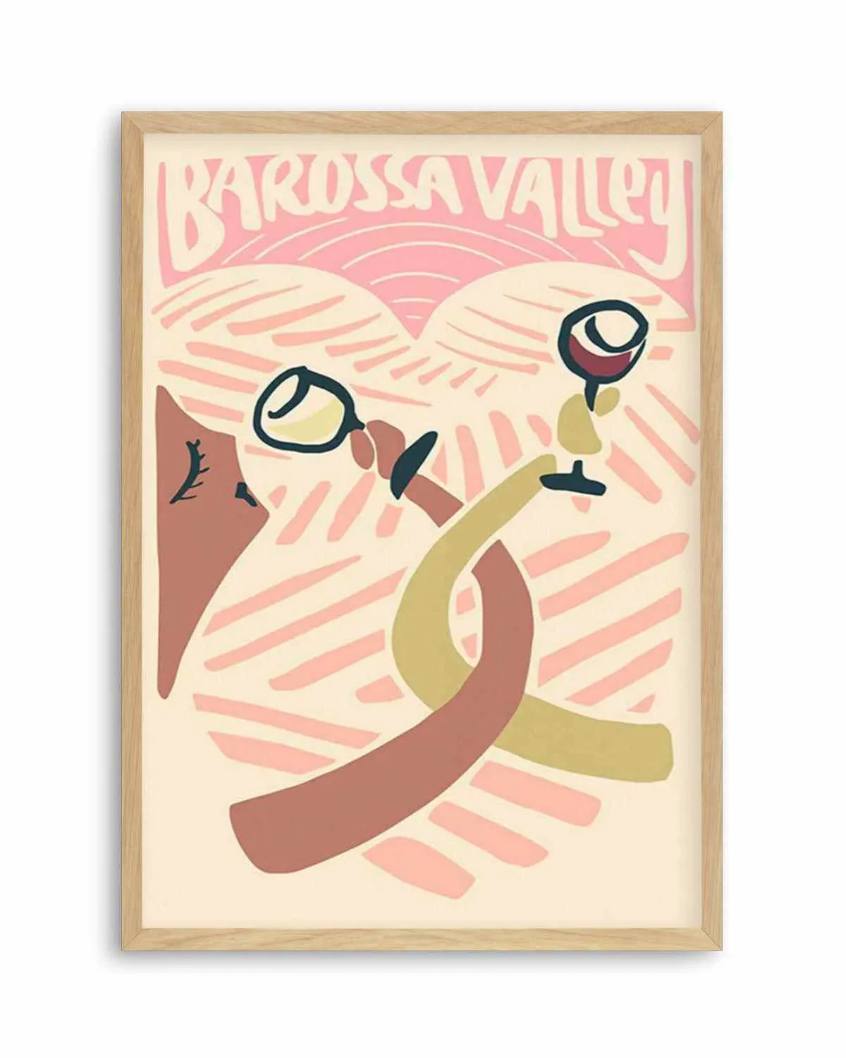 Barossa Valley Love Art Print from Olive et Oriel where you can shop wallpaper and artworks online