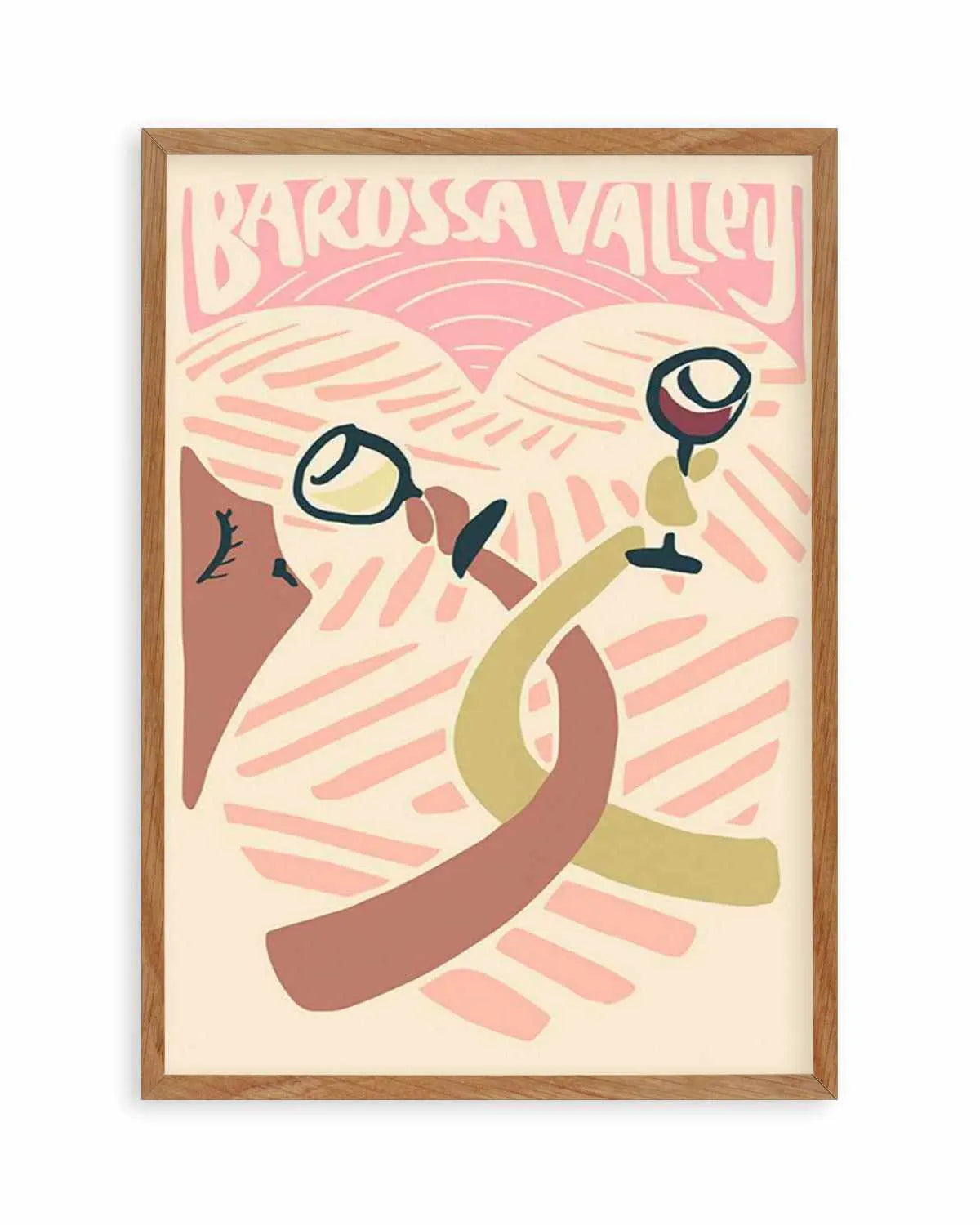Barossa Valley Love Art Print from Olive et Oriel where you can shop wallpaper and artworks online