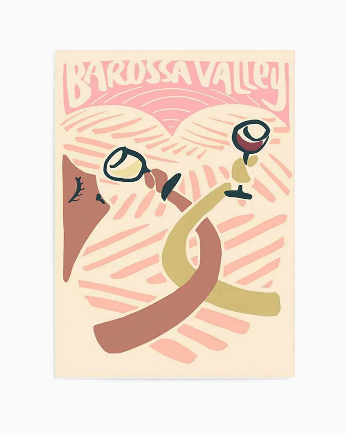 Barossa Valley Love Art Print from Olive et Oriel where you can shop wallpaper and artworks online