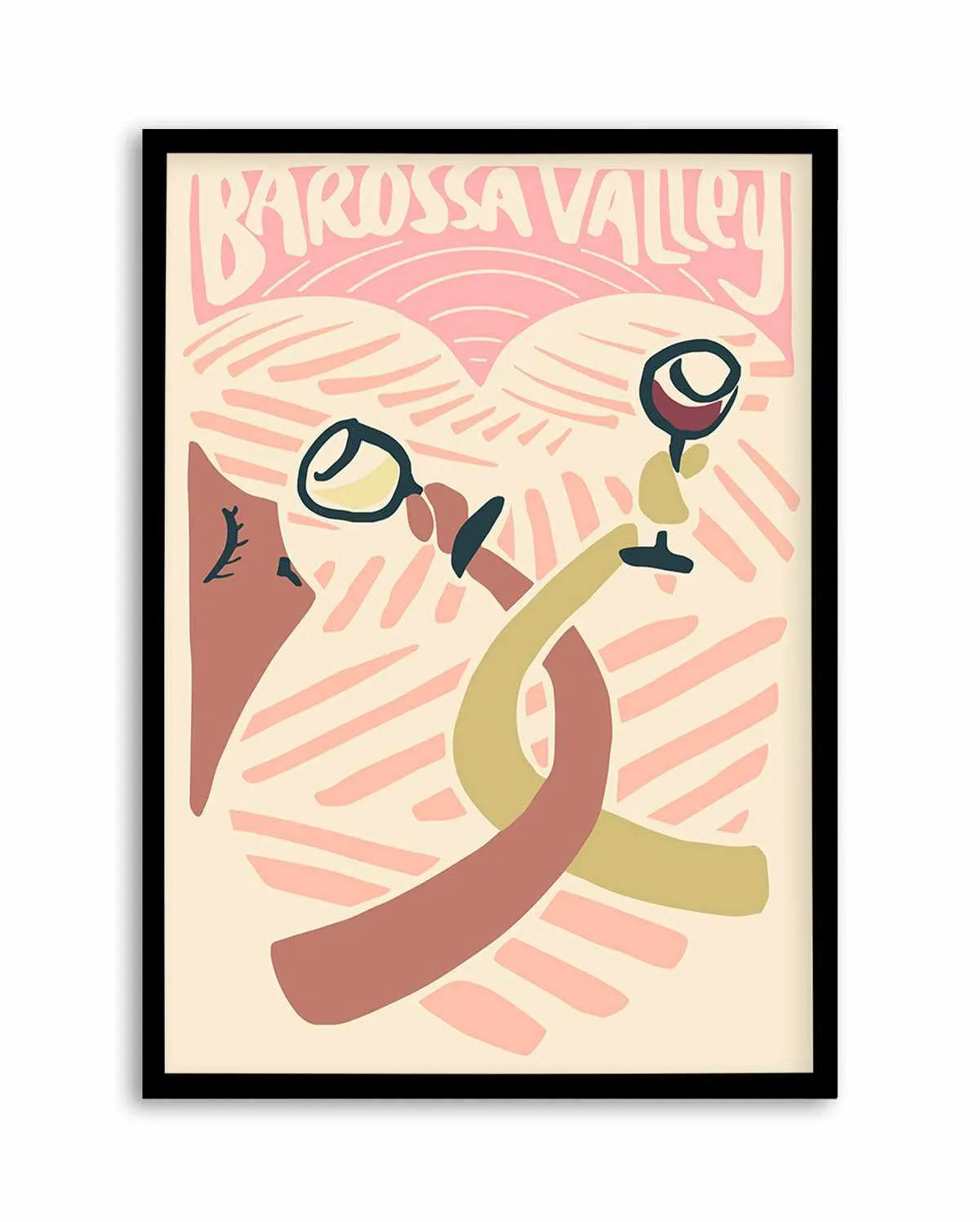 Barossa Valley Love Art Print from Olive et Oriel where you can shop wallpaper and artworks online