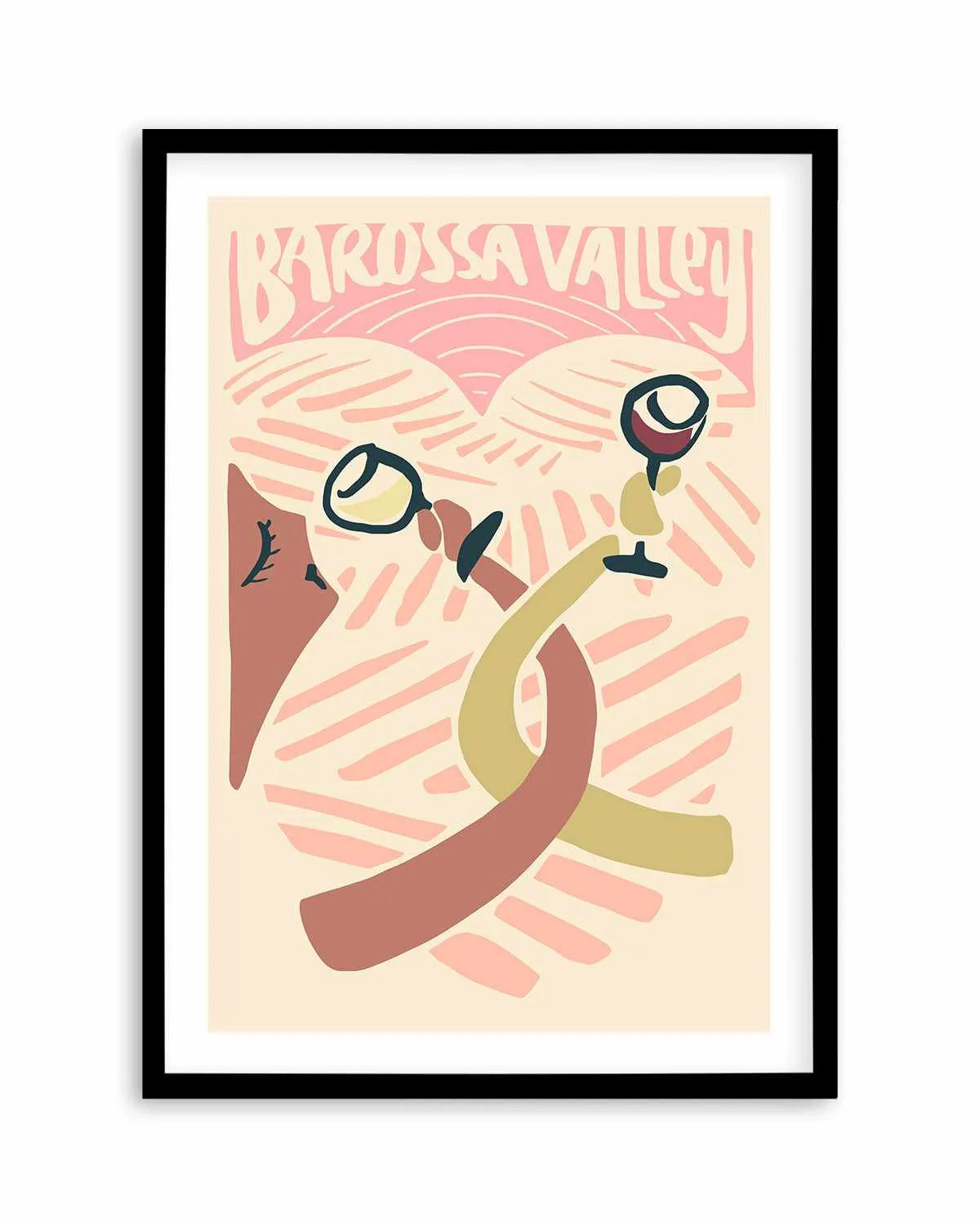 Barossa Valley Love Art Print from Olive et Oriel where you can shop wallpaper and artworks online