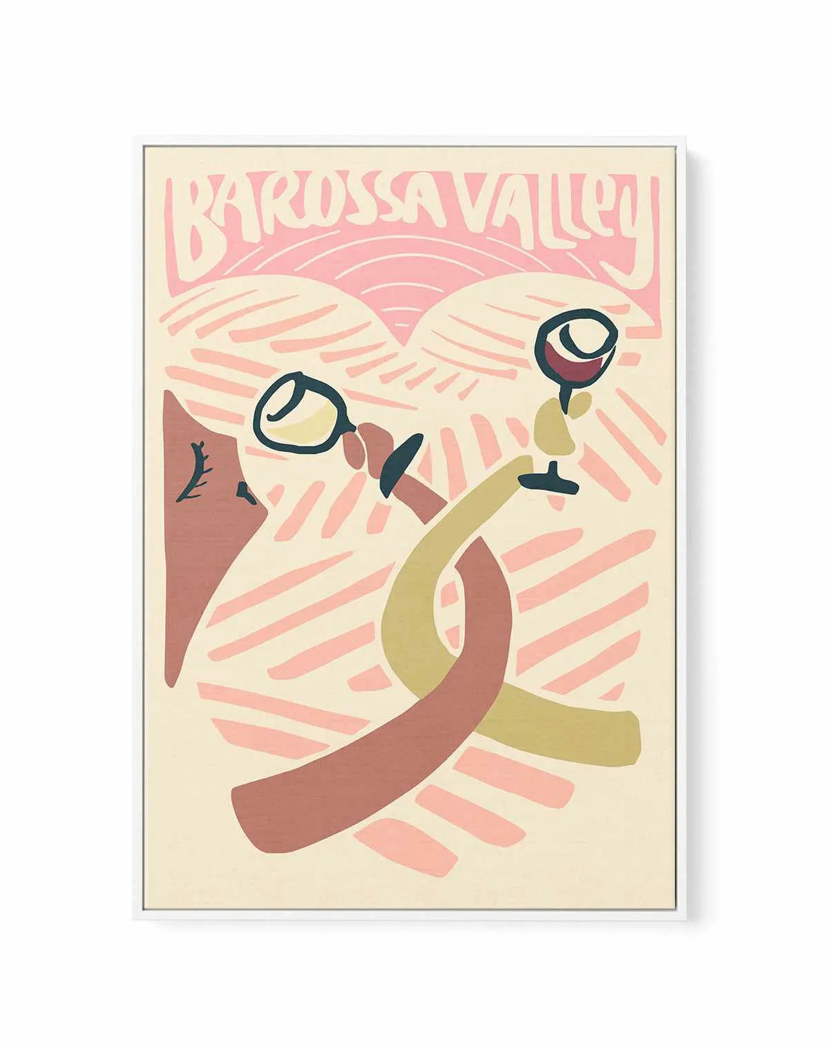 Barossa Valley Love | Framed Canvas Art Print from Olive et Oriel where you can shop wallpaper and artworks online