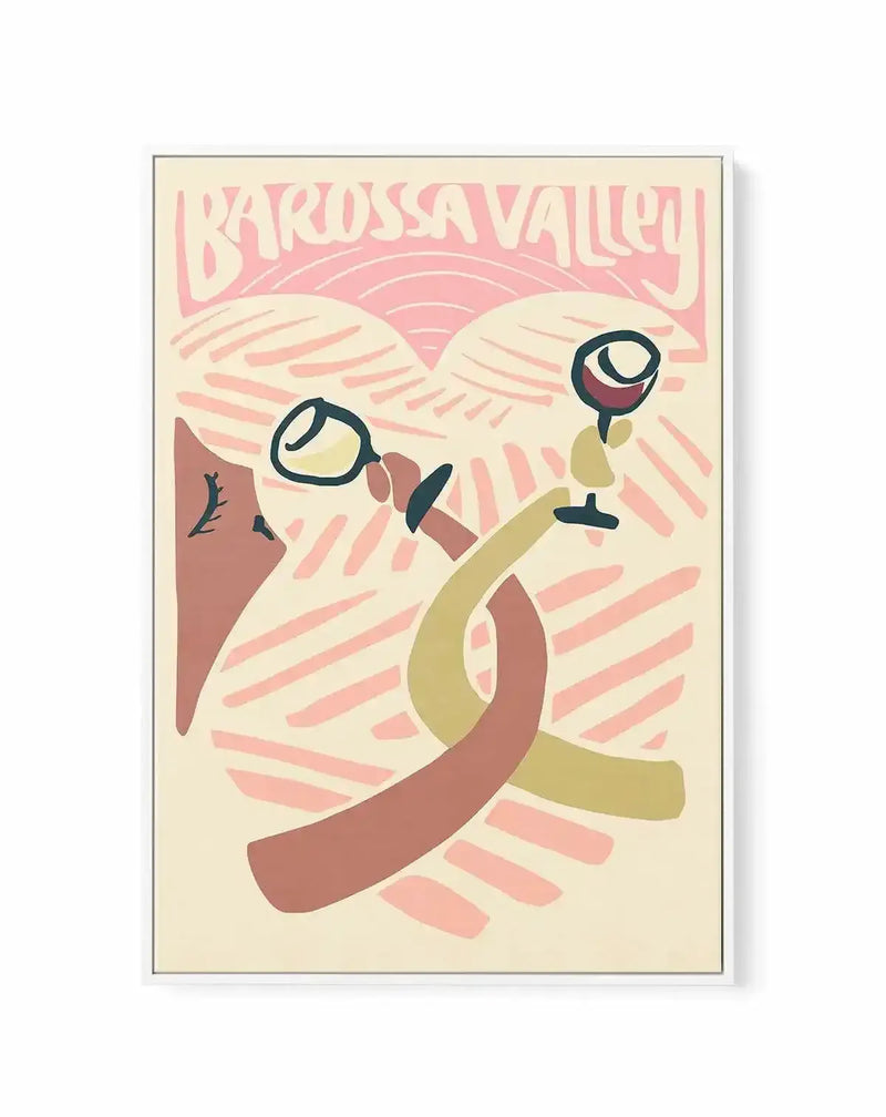 Barossa Valley Love | Framed Canvas Art Print from Olive et Oriel where you can shop wallpaper and artworks online