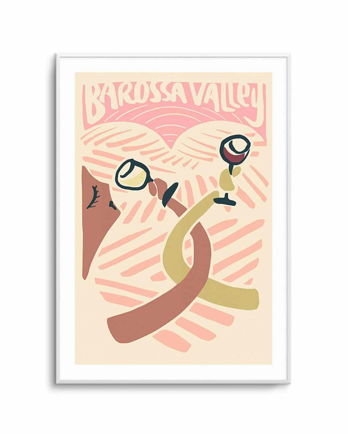 Barossa Valley Love Art Print from Olive et Oriel where you can shop wallpaper and artworks online