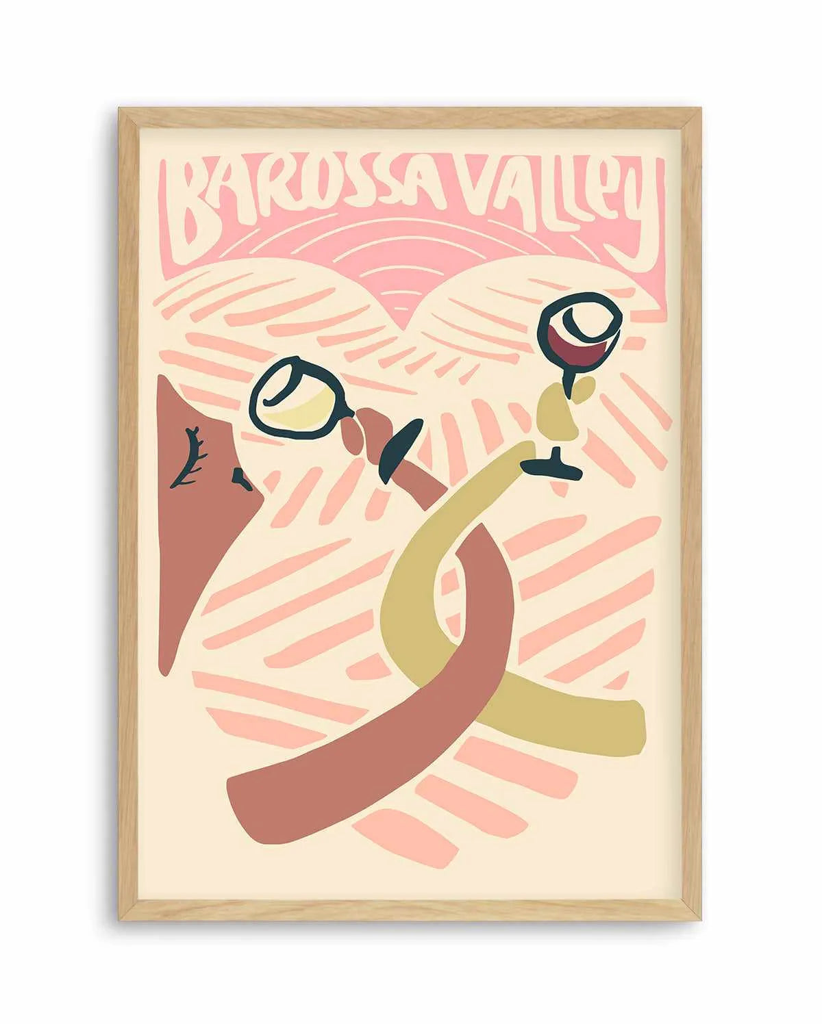 Barossa Valley Love Art Print from Olive et Oriel where you can shop wallpaper and artworks online