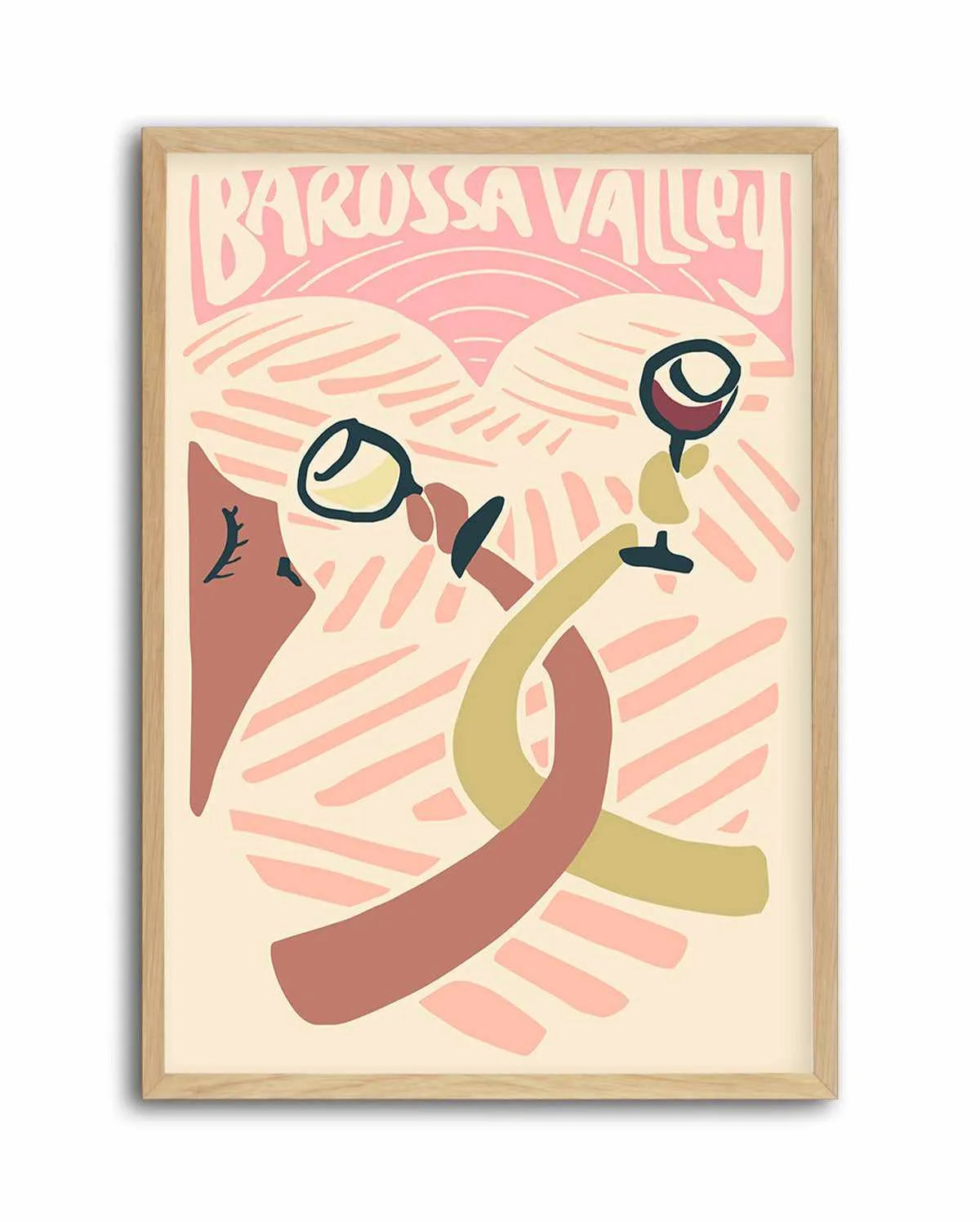 Barossa Valley Love Art Print from Olive et Oriel where you can shop wallpaper and artworks online