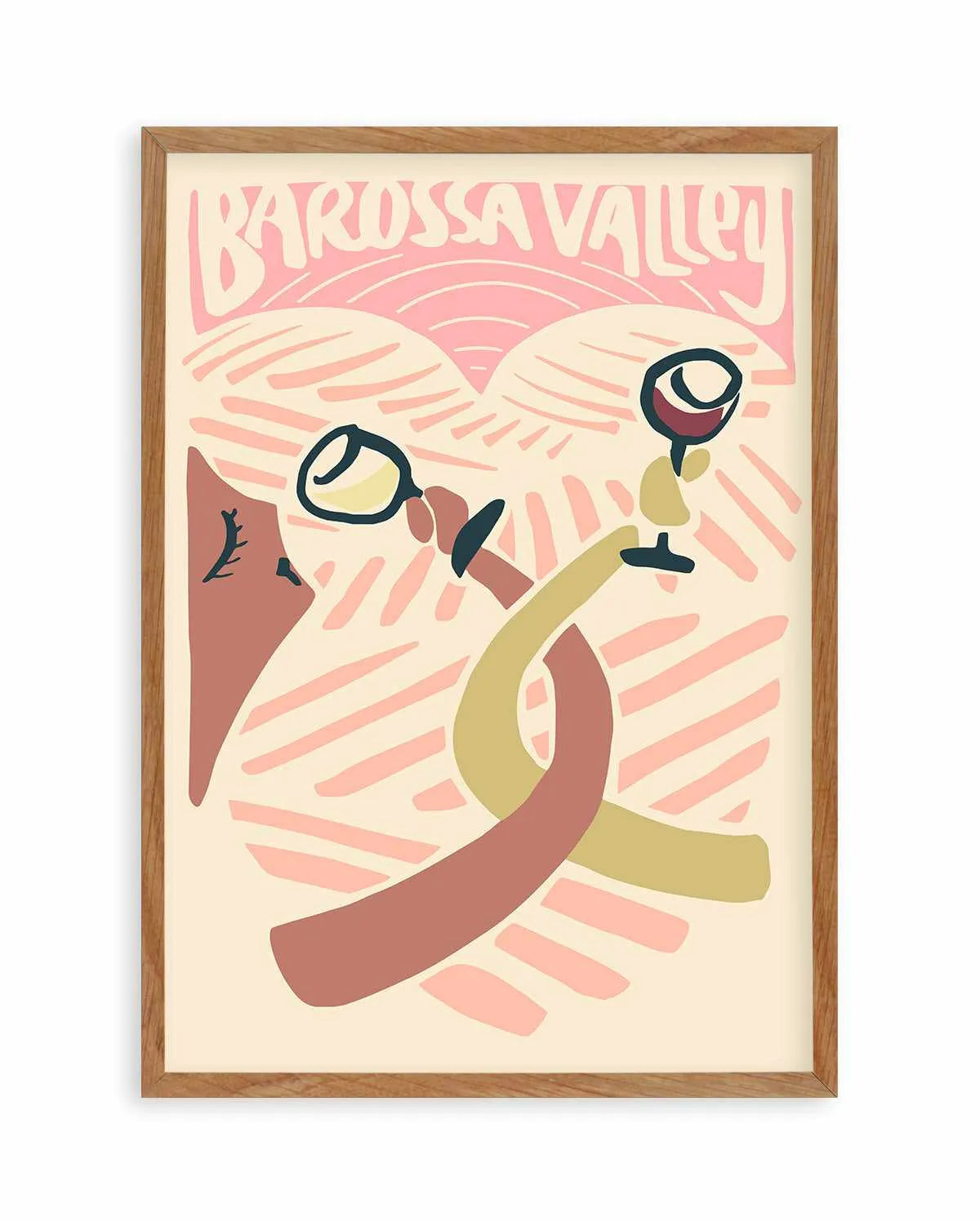 Barossa Valley Love Art Print from Olive et Oriel where you can shop wallpaper and artworks online