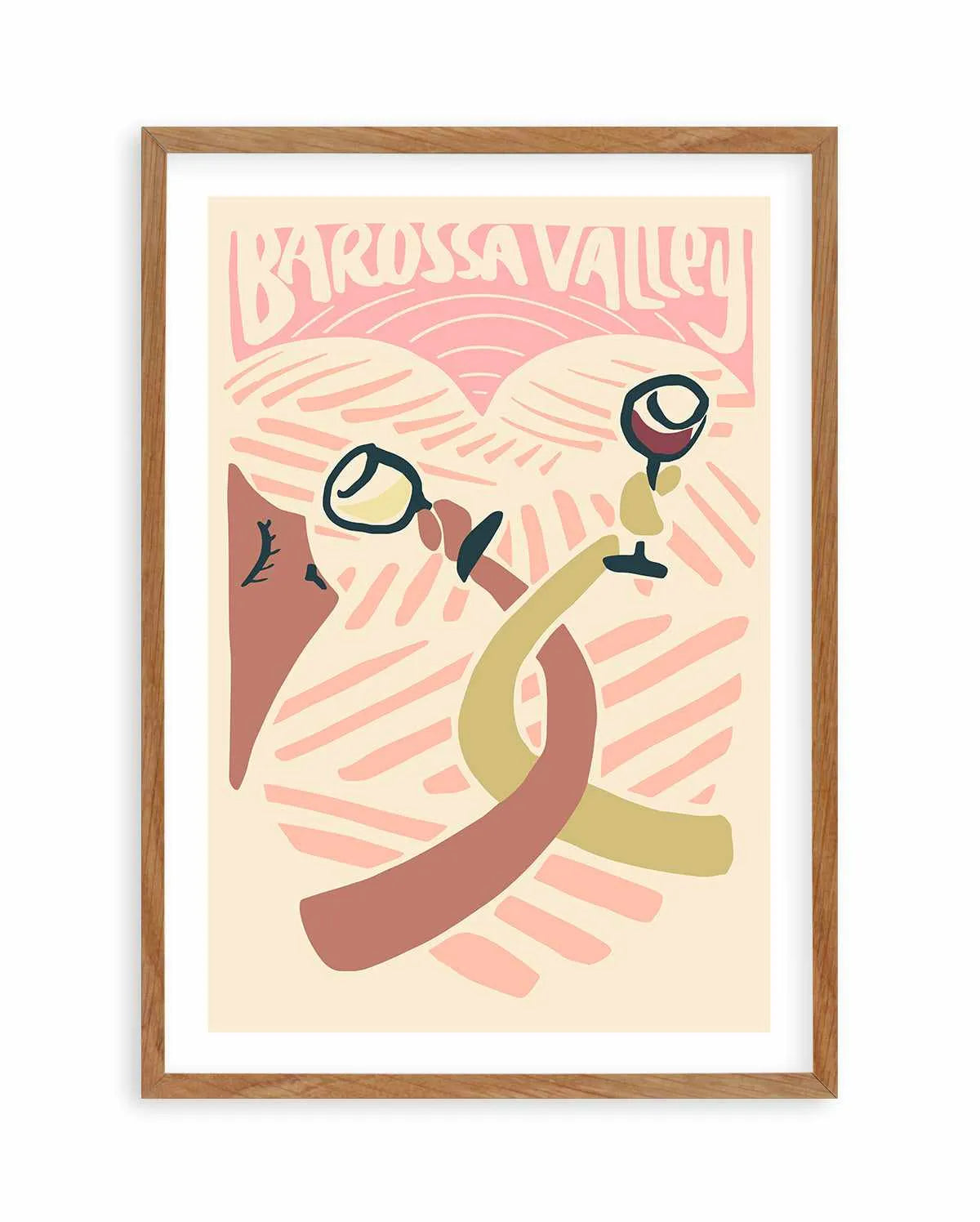 Barossa Valley Love Art Print from Olive et Oriel where you can shop wallpaper and artworks online