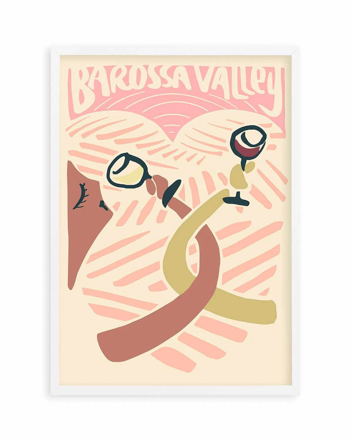 Barossa Valley Love Art Print from Olive et Oriel where you can shop wallpaper and artworks online