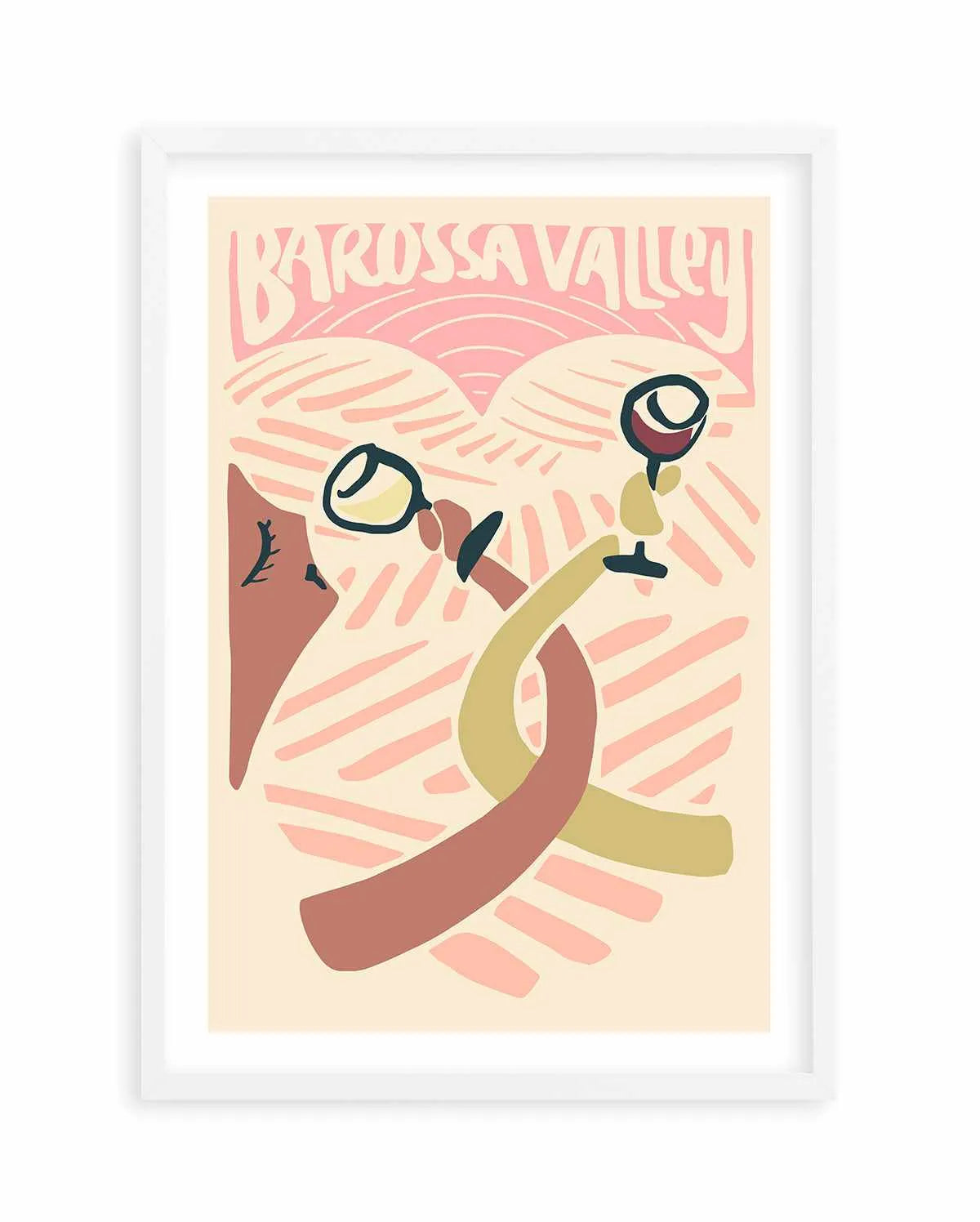 Barossa Valley Love Art Print from Olive et Oriel where you can shop wallpaper and artworks online