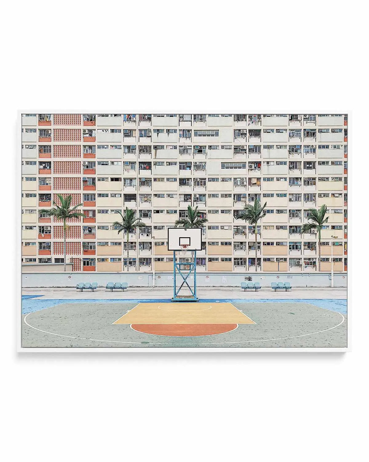 Basketball LS by Caleb Morris | Framed Canvas Art Print from Olive et Oriel where you can shop wallpaper and artworks online