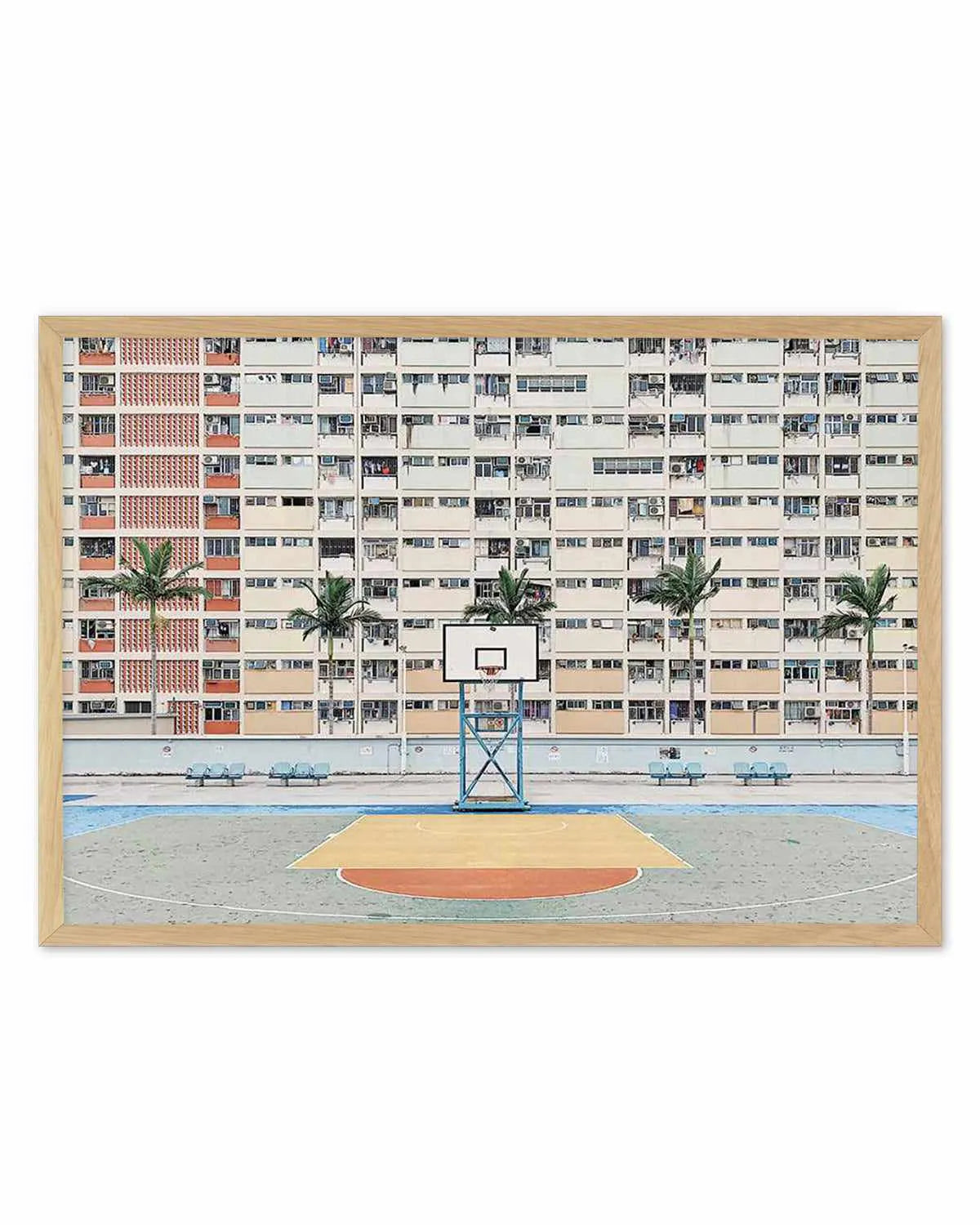 Basketball LS by Caleb Morris Art Print from Olive et Oriel where you can shop wallpaper and artworks online