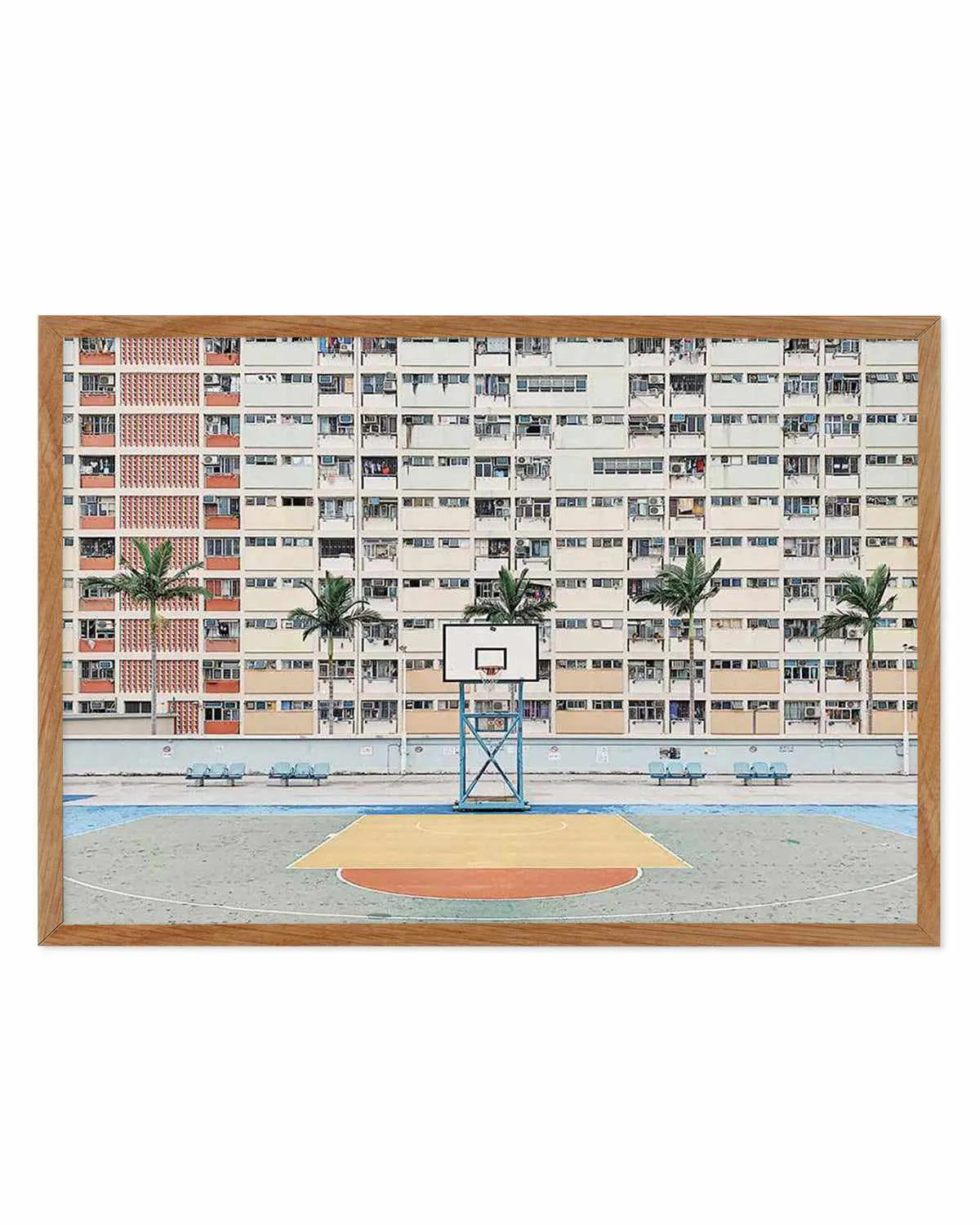 Basketball LS by Caleb Morris Art Print from Olive et Oriel where you can shop wallpaper and artworks online