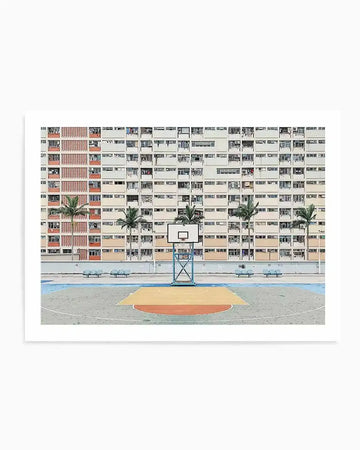 Basketball LS by Caleb Morris Art Print from Olive et Oriel where you can shop wallpaper and artworks online