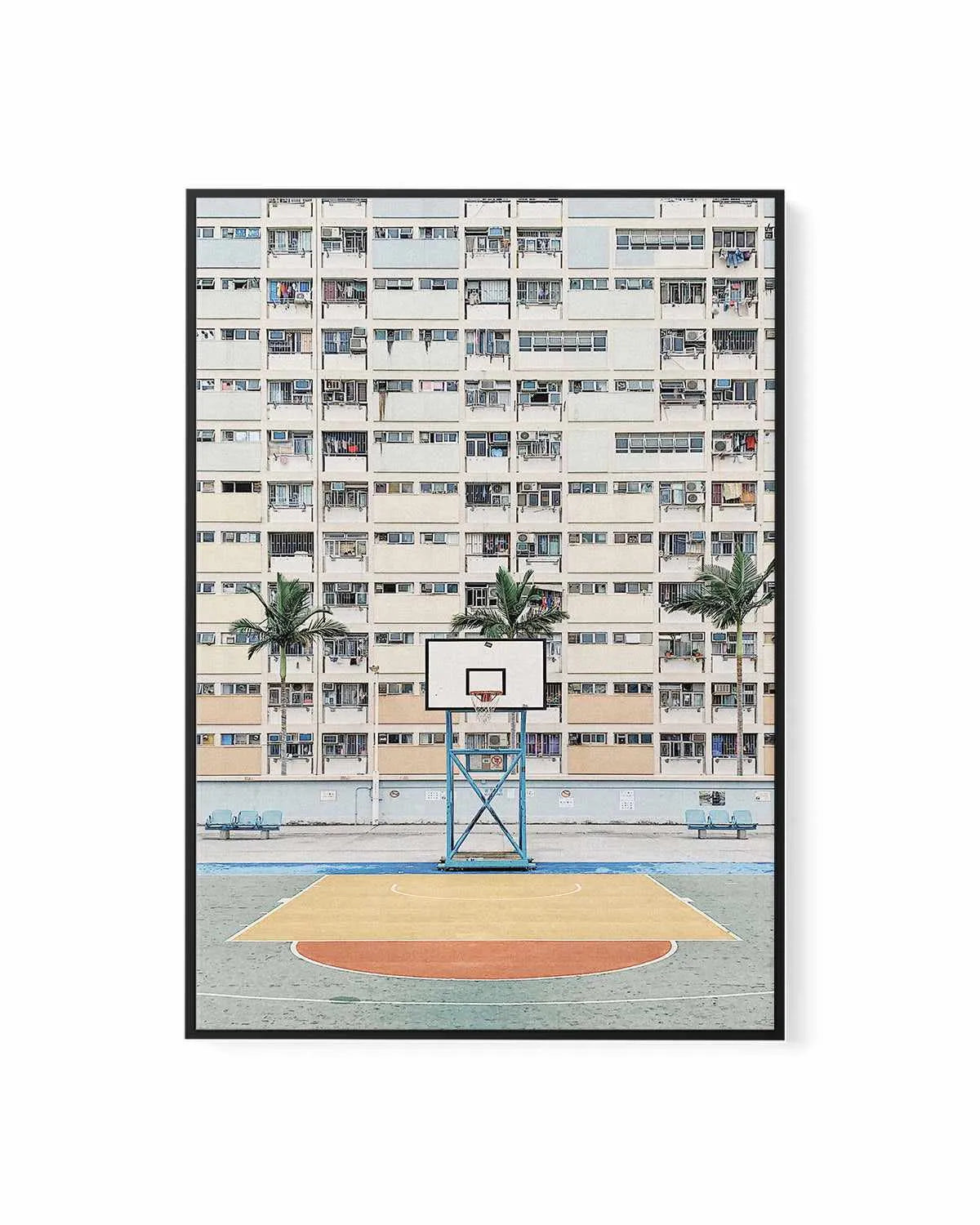 Basketball PT by Caleb Morris | Framed Canvas Art Print from Olive et Oriel where you can shop wallpaper and artworks online