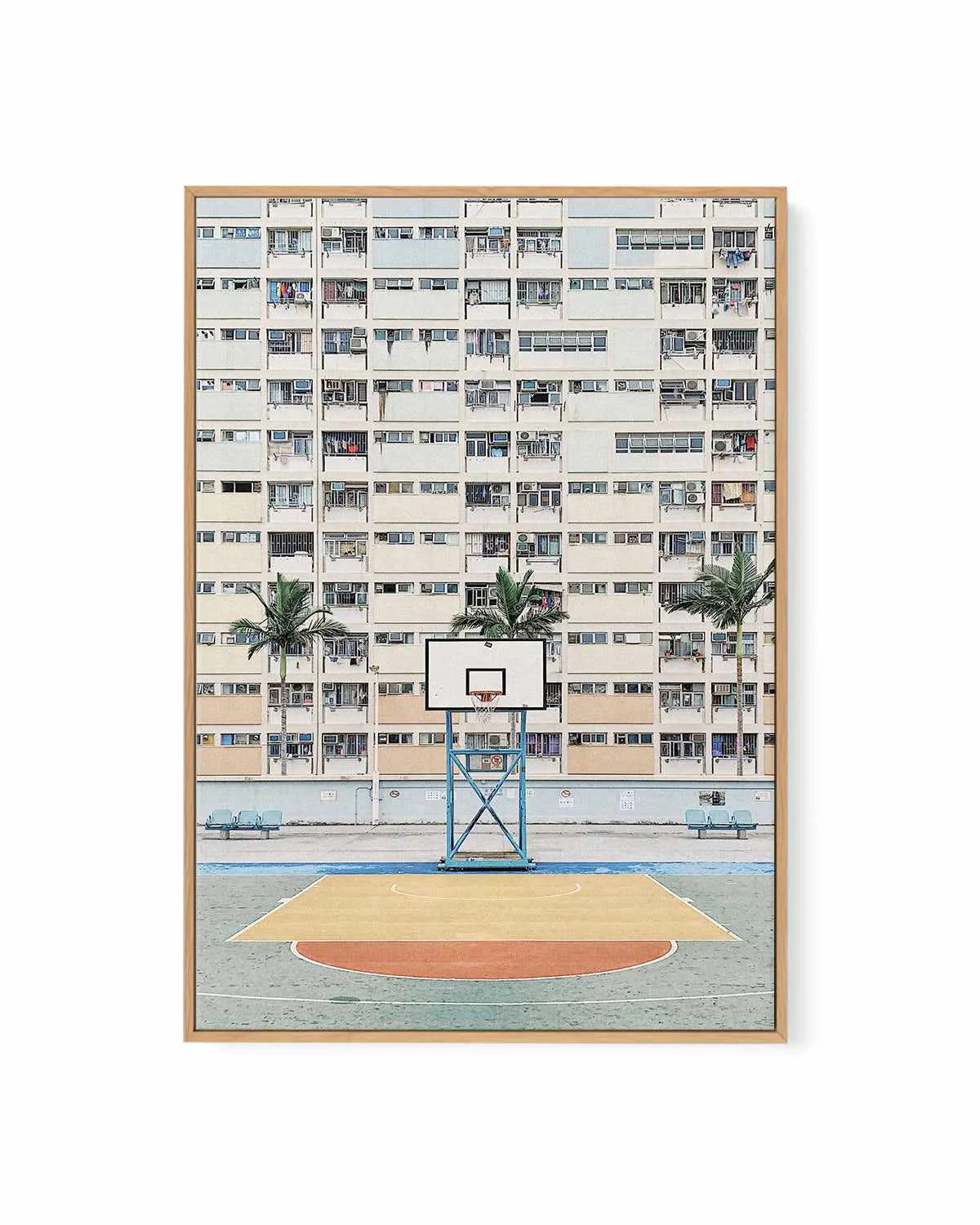 Basketball PT by Caleb Morris | Framed Canvas Art Print from Olive et Oriel where you can shop wallpaper and artworks online