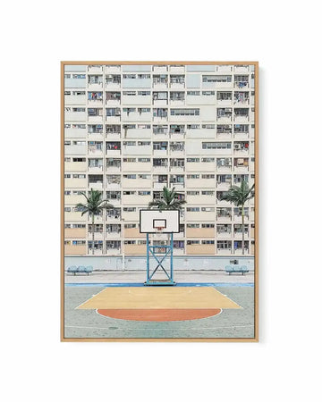 Basketball PT by Caleb Morris | Framed Canvas Art Print from Olive et Oriel where you can shop wallpaper and artworks online