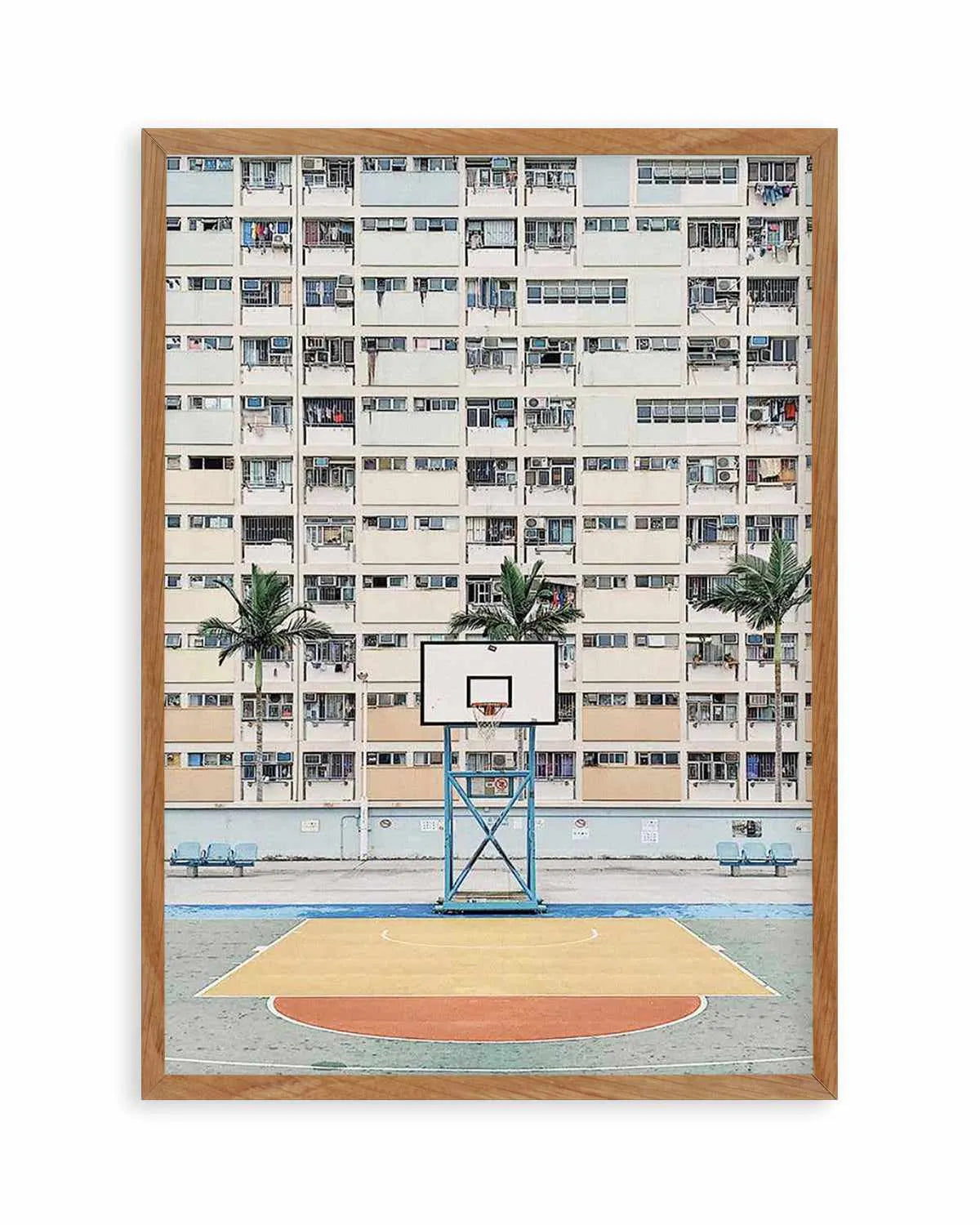 Basketball PT by Caleb Morris Art Print from Olive et Oriel where you can shop wallpaper and artworks online