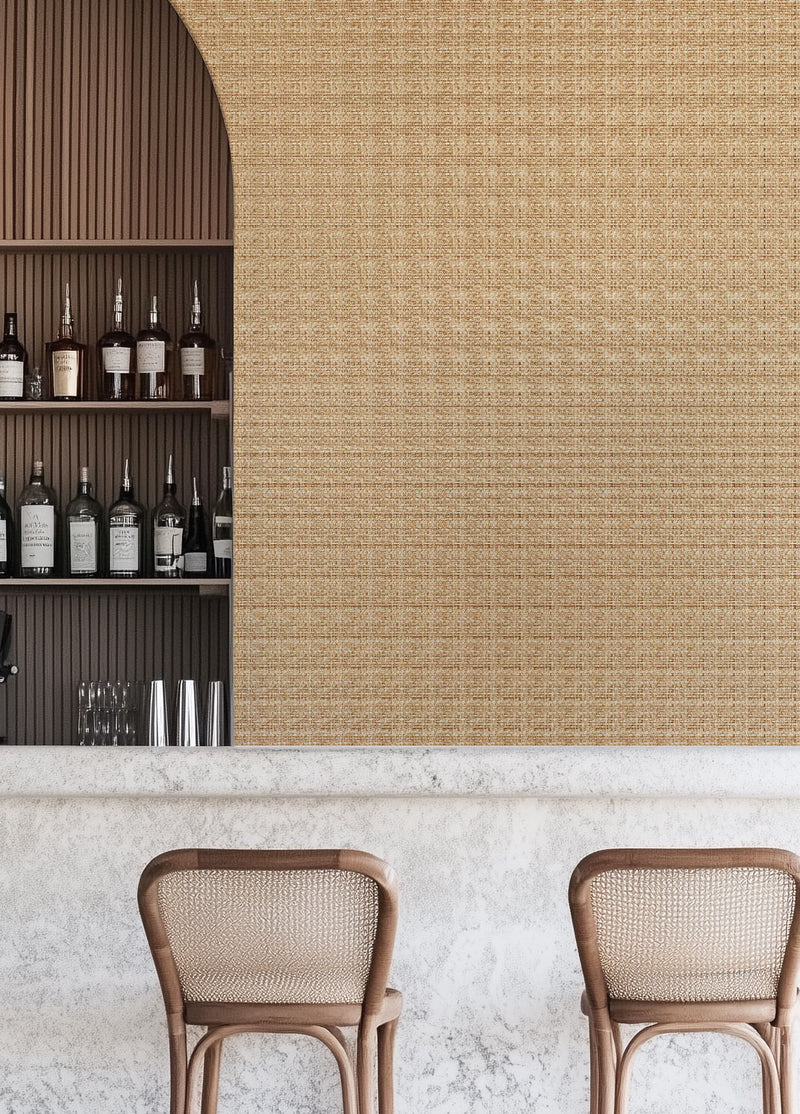 Basketweave Commercial Vinyl Wallpaper