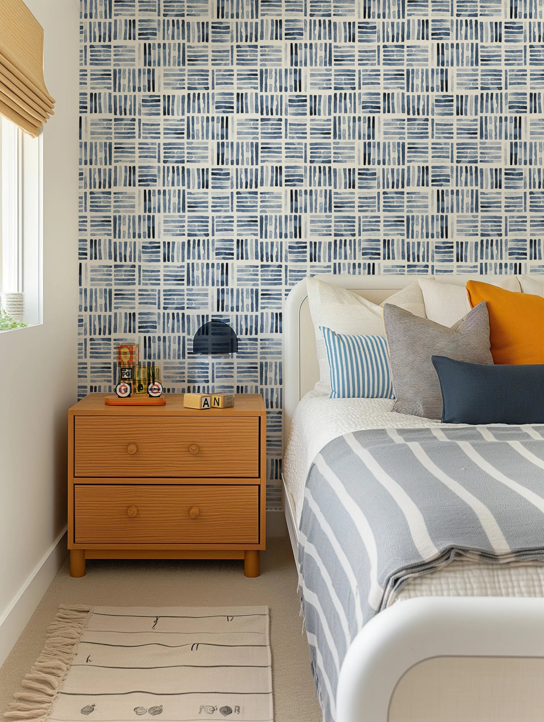 Basketweave Wallpaper from Olive et Oriel where you can shop wallpaper and artworks online