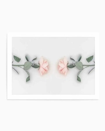Bathing Roses II Art Print art print, framed