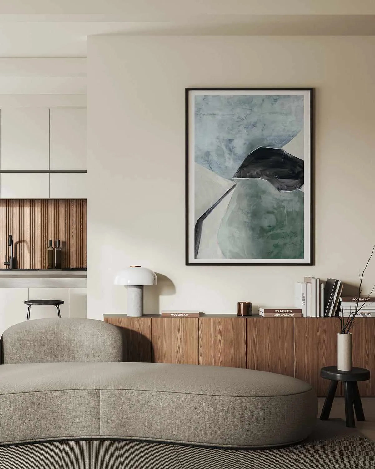 Bauhaus Flower Art Print from Olive et Oriel where you can shop wallpaper and artworks online