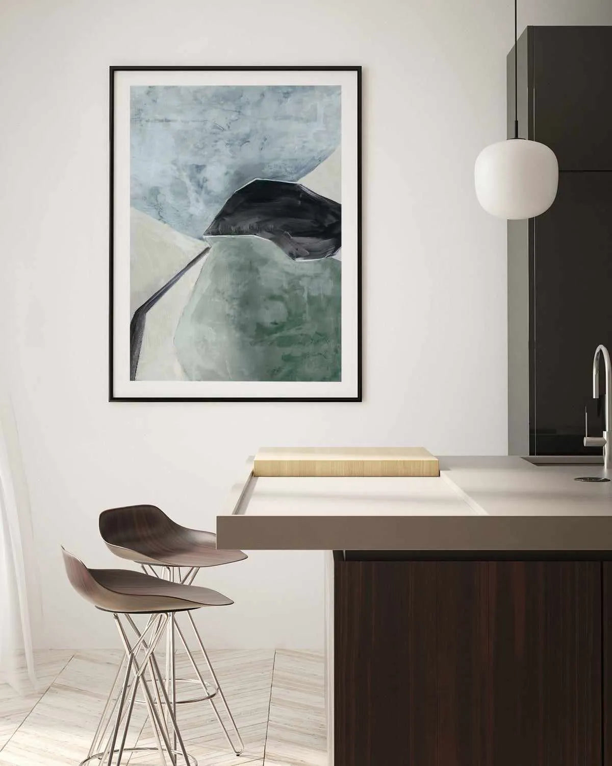 Bauhaus Flower Art Print from Olive et Oriel where you can shop wallpaper and artworks online