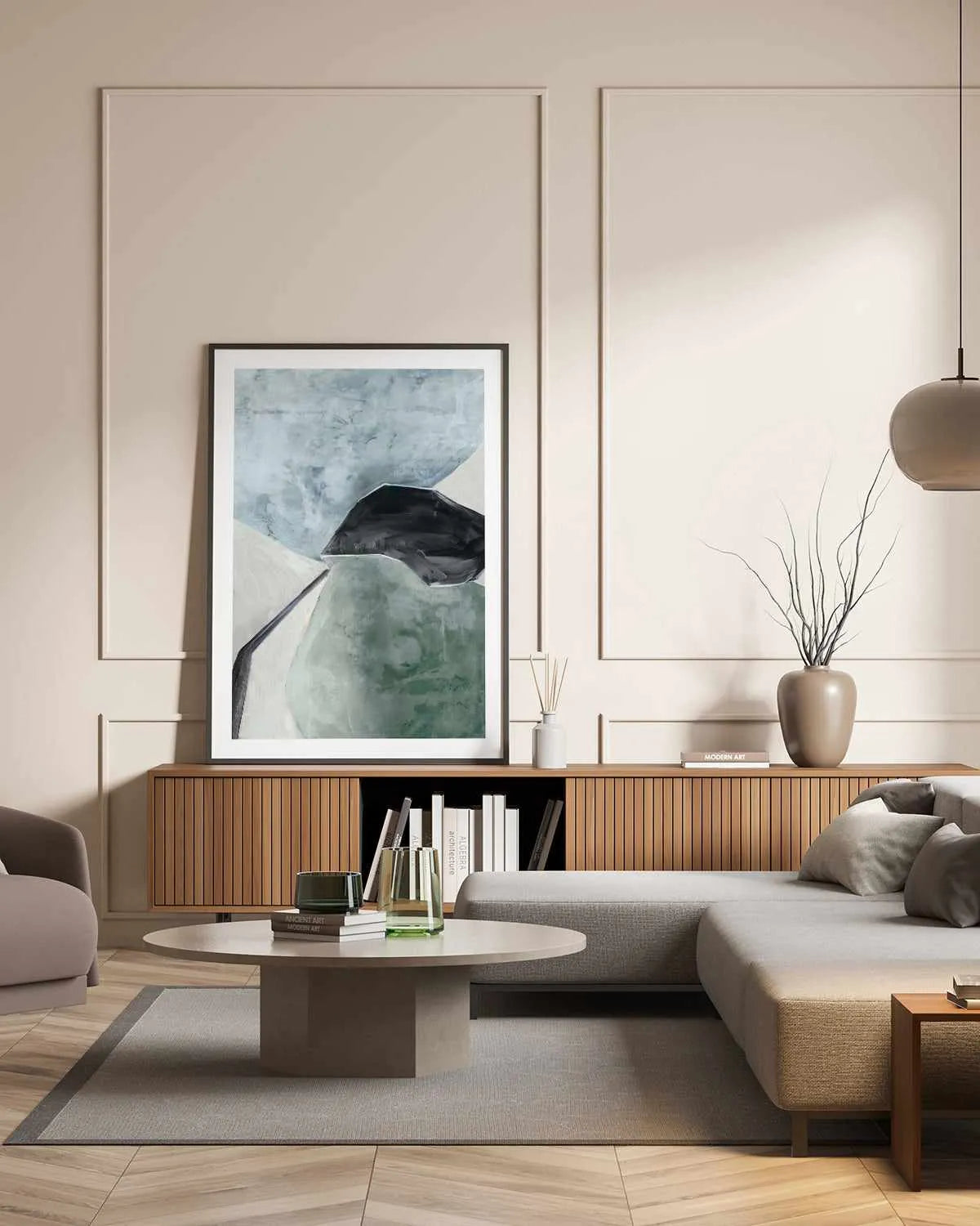 Bauhaus Flower Art Print from Olive et Oriel where you can shop wallpaper and artworks online