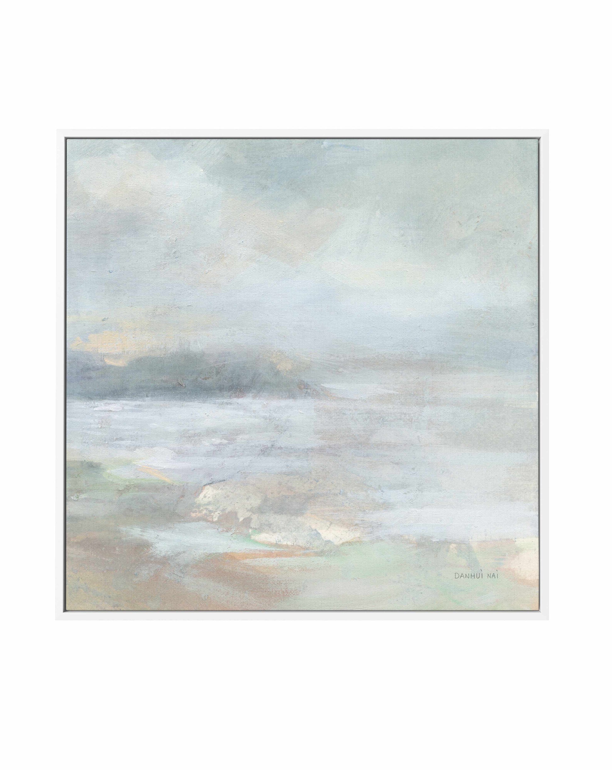 Bay Fog Crop | Framed Canvas Art Print from Olive et Oriel where you can shop wallpaper and artworks online