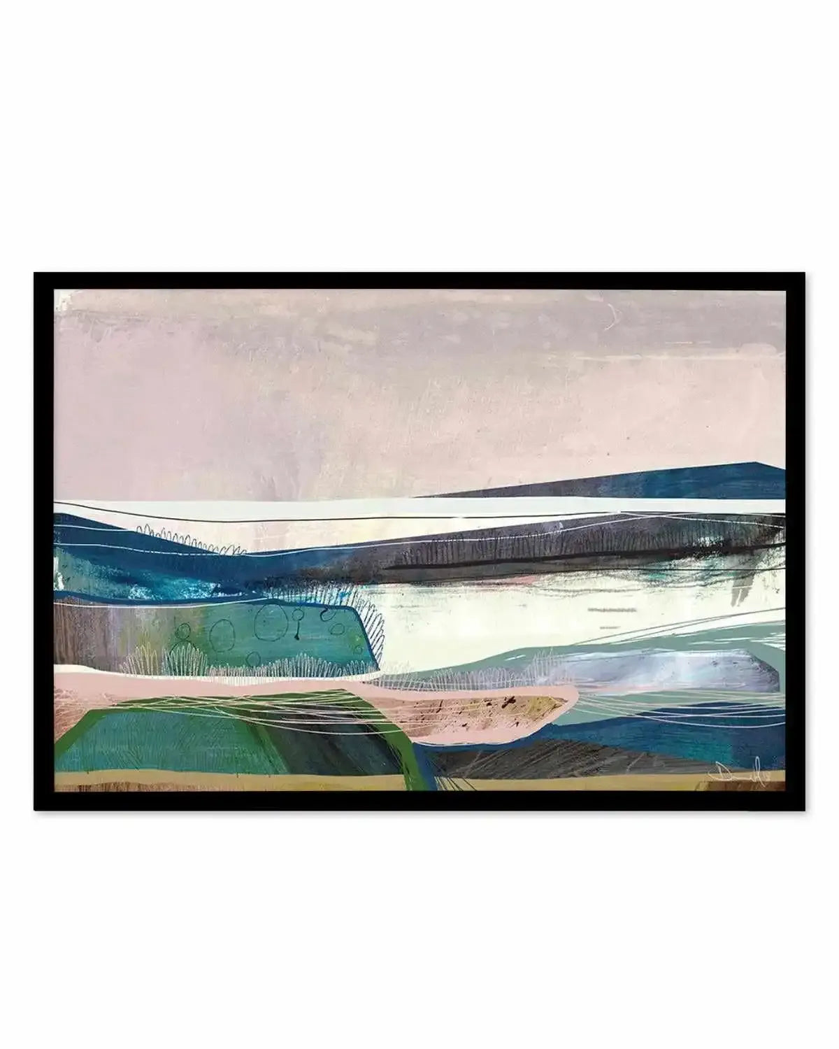 Bay by Dan Hobday Art Print from Olive et Oriel where you can shop wallpaper and artworks online