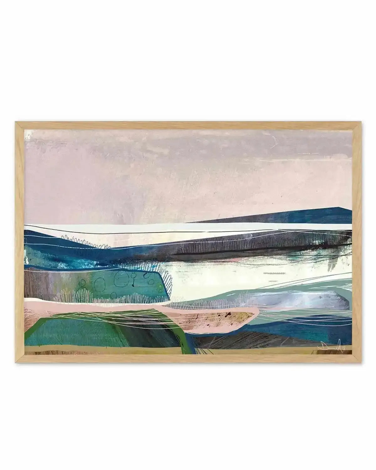 Bay by Dan Hobday Art Print from Olive et Oriel where you can shop wallpaper and artworks online