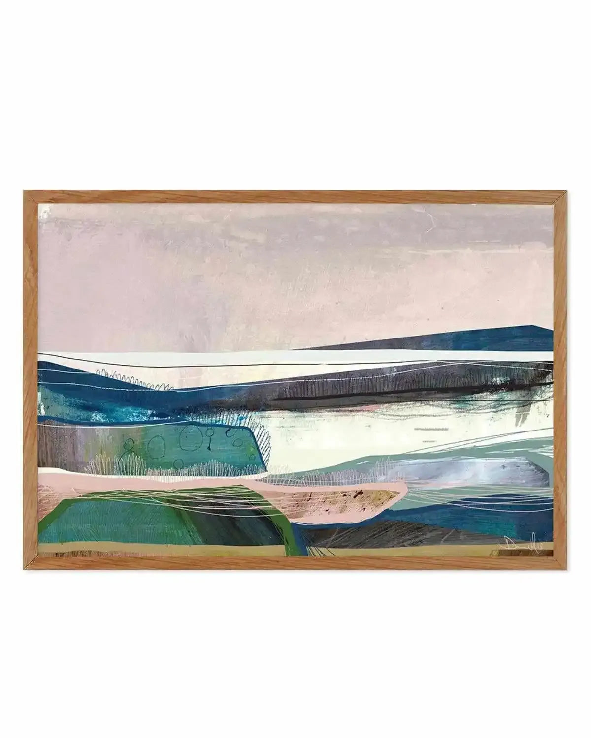 Bay by Dan Hobday Art Print from Olive et Oriel where you can shop wallpaper and artworks online