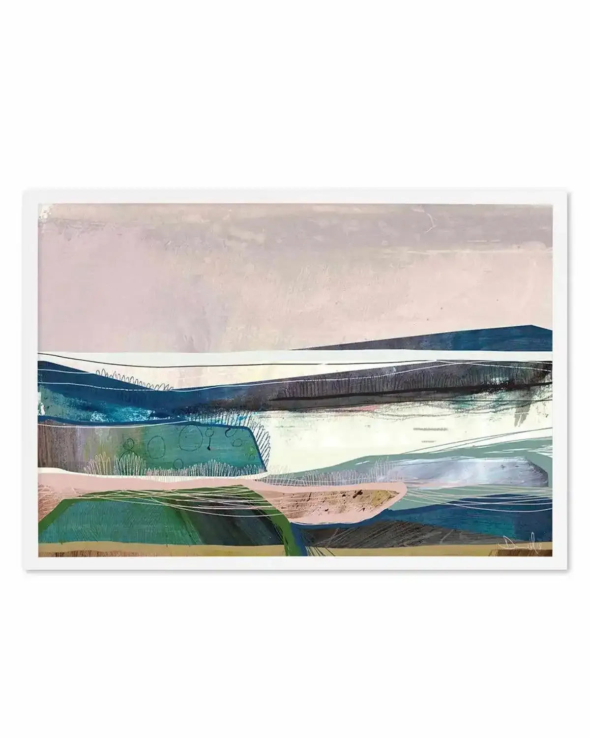 Bay by Dan Hobday Art Print from Olive et Oriel where you can shop wallpaper and artworks online