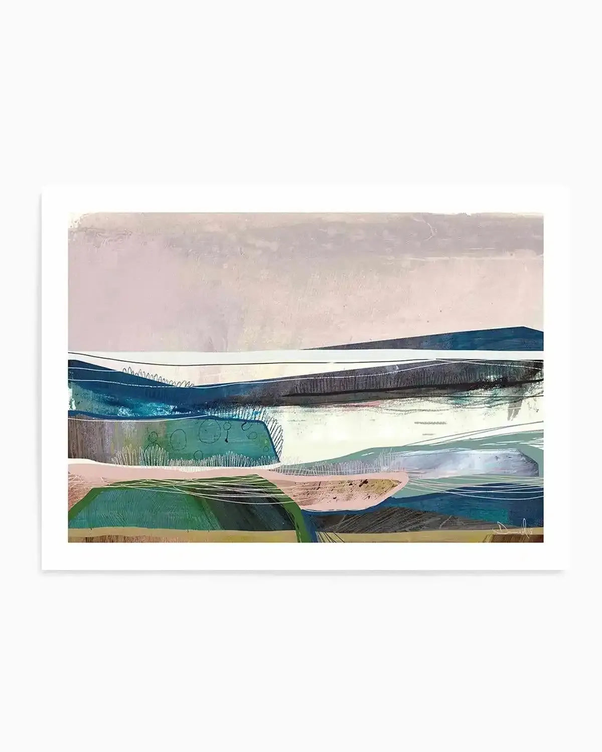 Bay by Dan Hobday Art Print from Olive et Oriel where you can shop wallpaper and artworks online