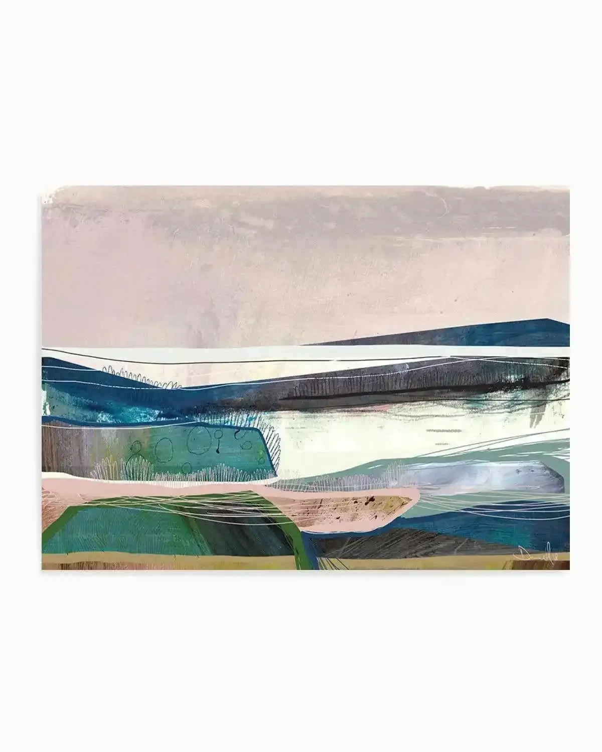 Bay by Dan Hobday Art Print from Olive et Oriel where you can shop wallpaper and artworks online