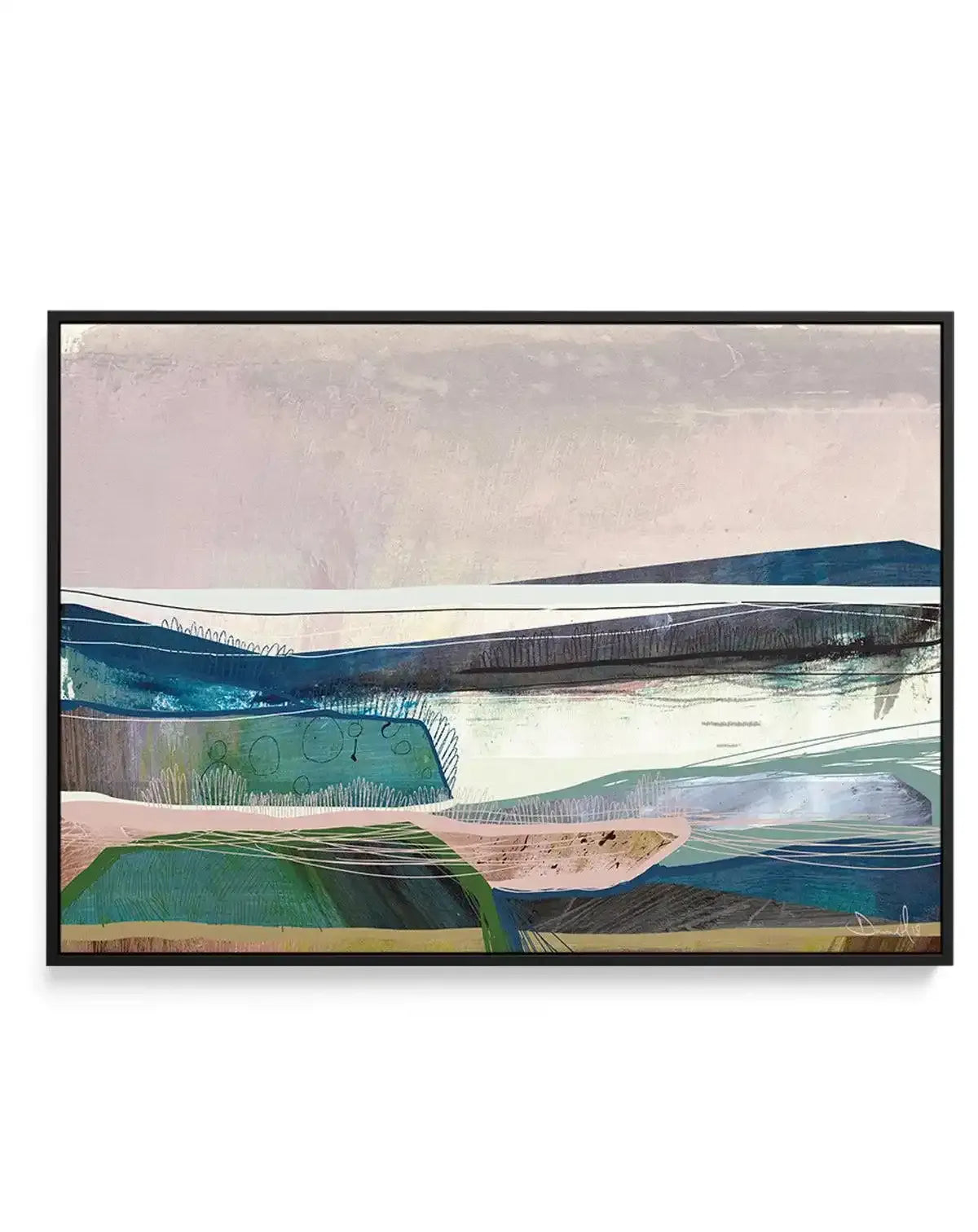 Bay by Dan Hobday | Framed Canvas-CANVAS-You can shop wall art online with Olive et Oriel for everything from abstract art to fun kids wall art. Our beautiful modern art prints and canvas art are available from large canvas prints to wall art paintings and our proudly Australian artwork collection offers only the highest quality framed large wall art and canvas art Australia - You can buy fashion photography prints or Hampton print posters and paintings on canvas from Olive et Oriel and have the