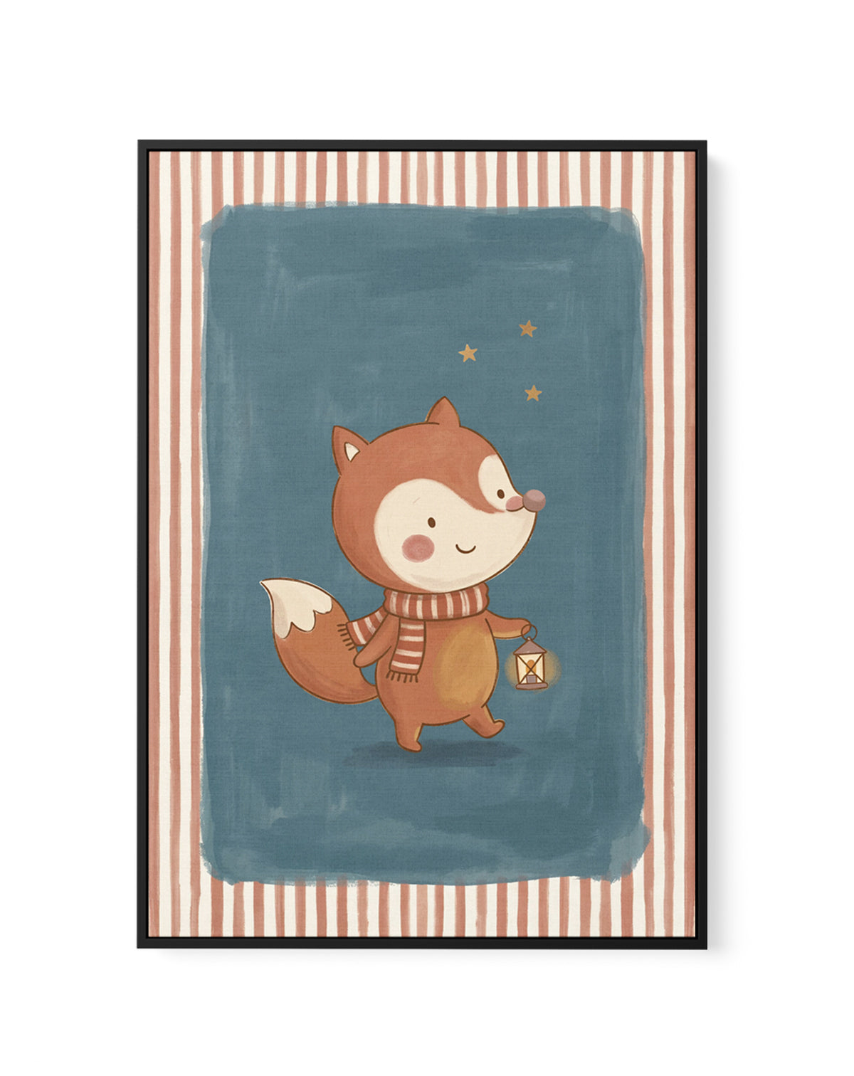 Be Brave Foxxy | Framed Canvas Art Print