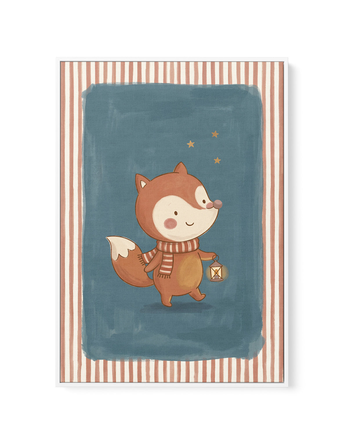 Be Brave Foxxy | Framed Canvas Art Print