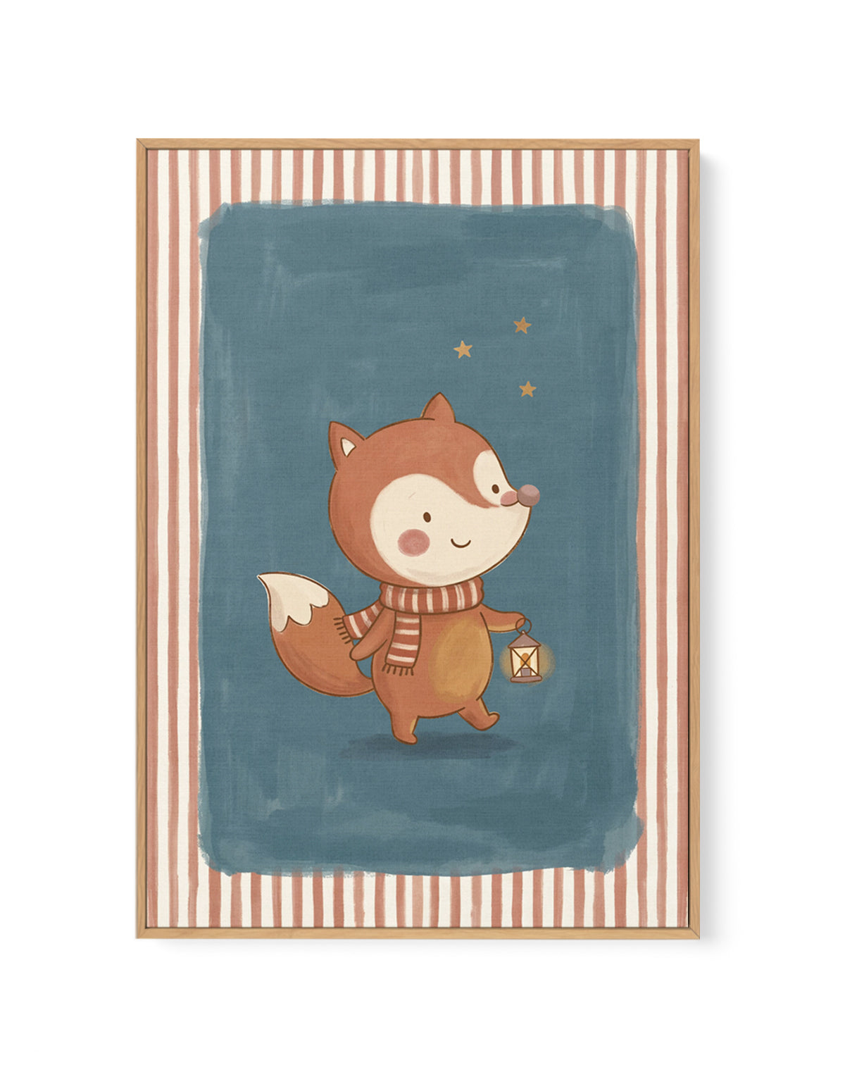 Be Brave Foxxy | Framed Canvas Art Print