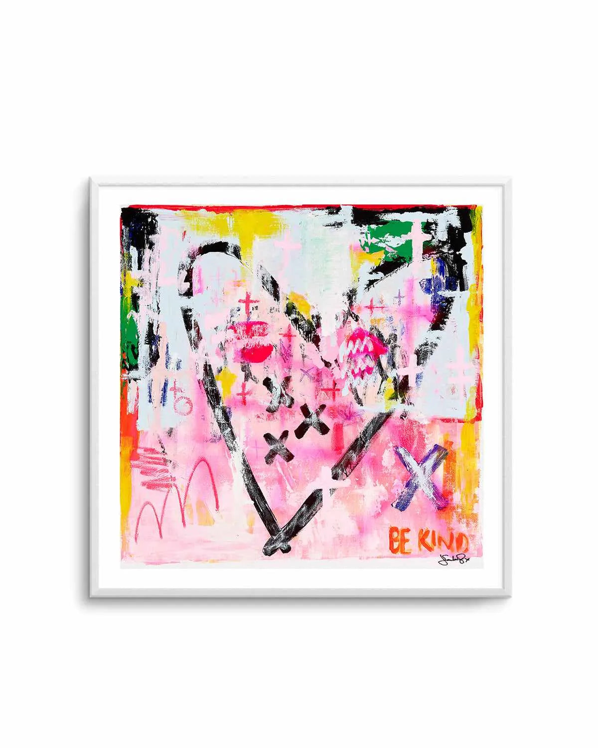 Be Kind by Jackie Green | Art Print from Olive et Oriel where you can shop wallpaper and artworks online